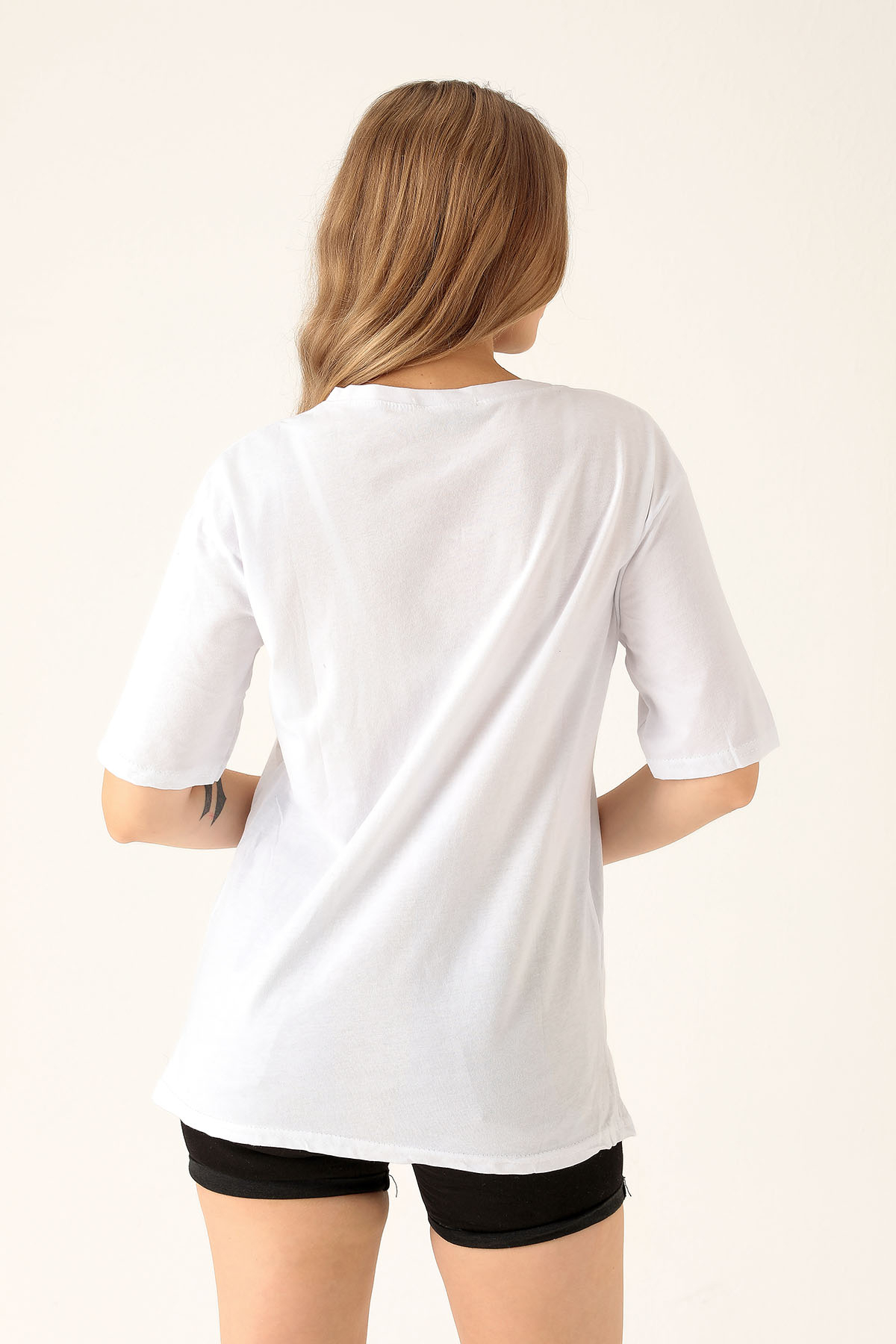 New York Jets Yazılı Tişört - 1544 Beyaz - 3