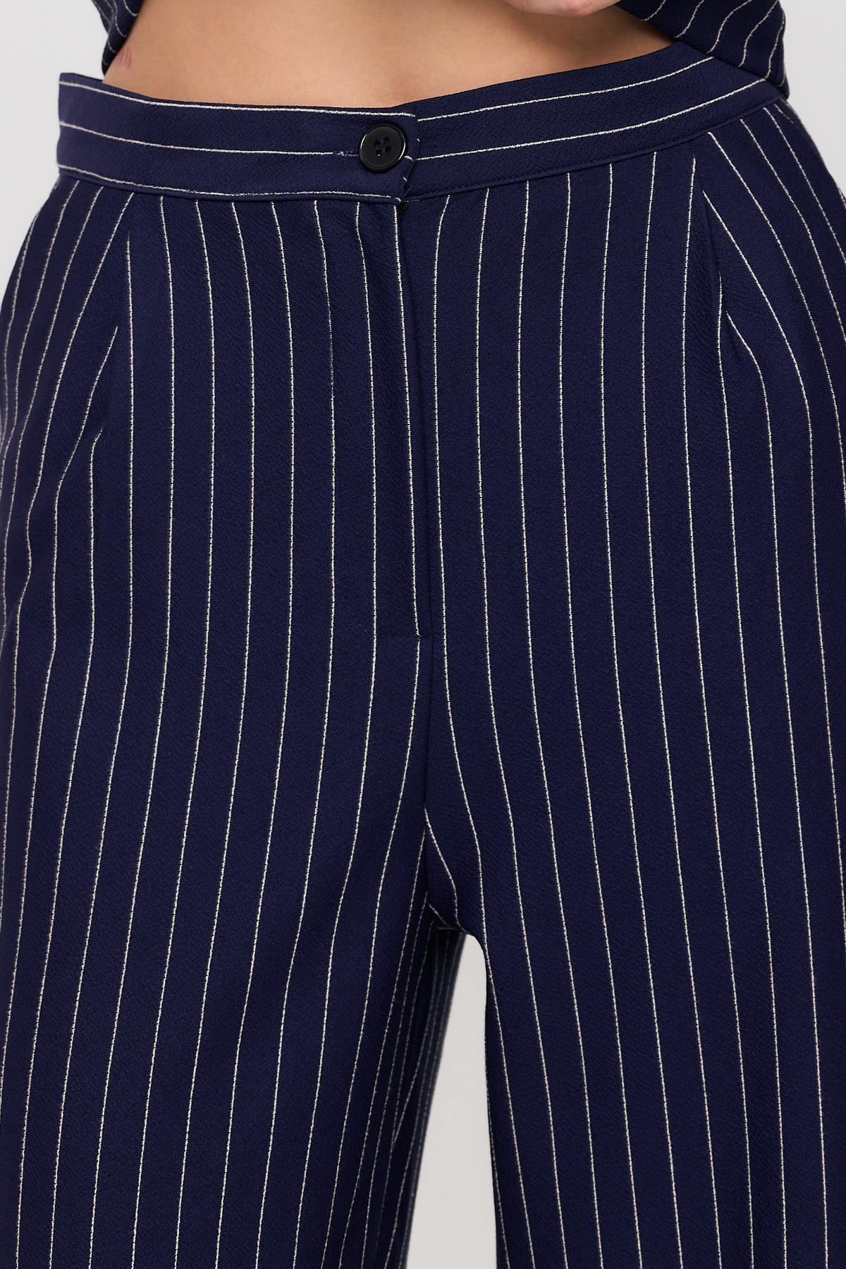 Önü Düğmeli Çizgili Yelek Pantolon Takım - 6622A Laci - 6