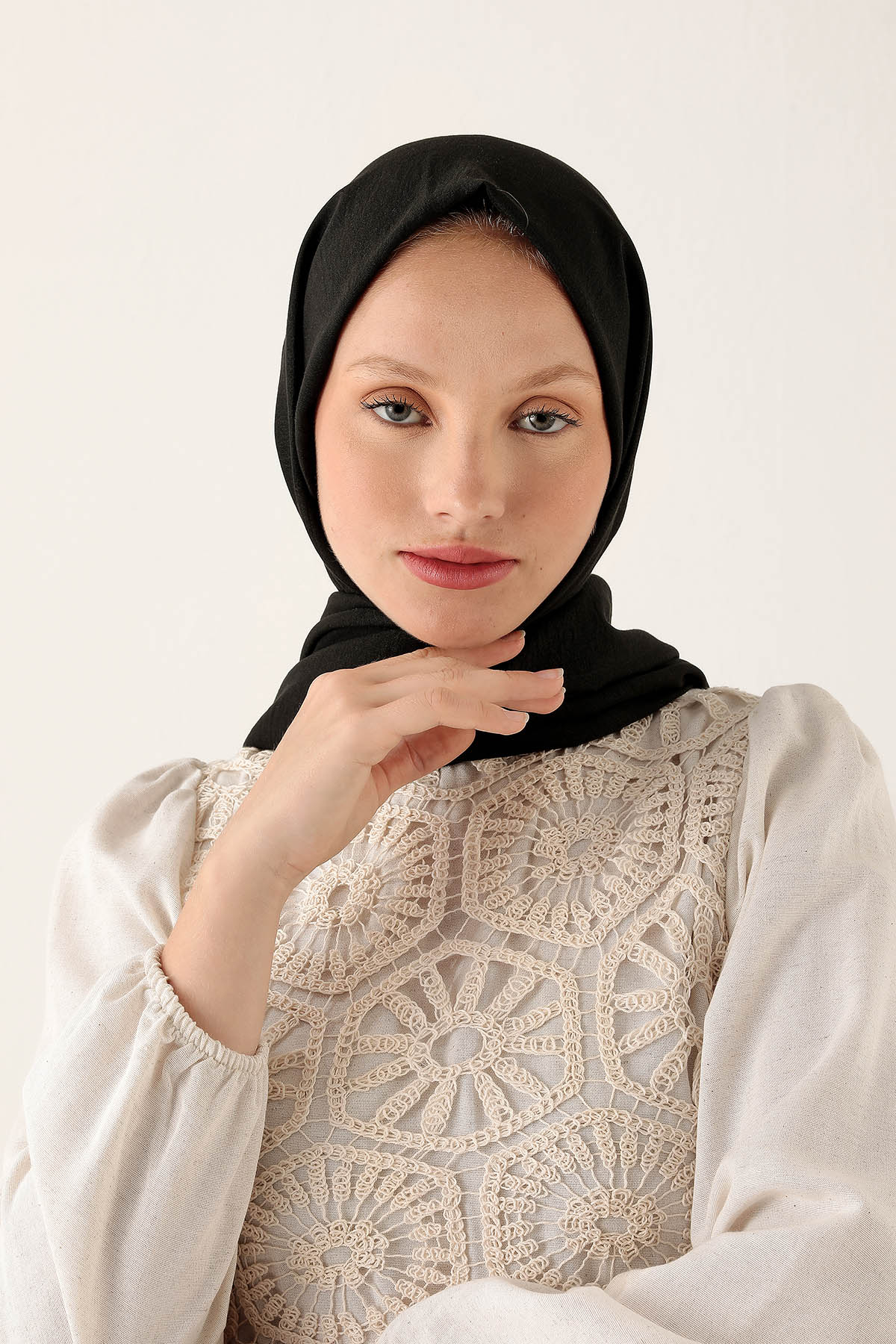 Pamuk Jazz Şal - 5655 Siyah 