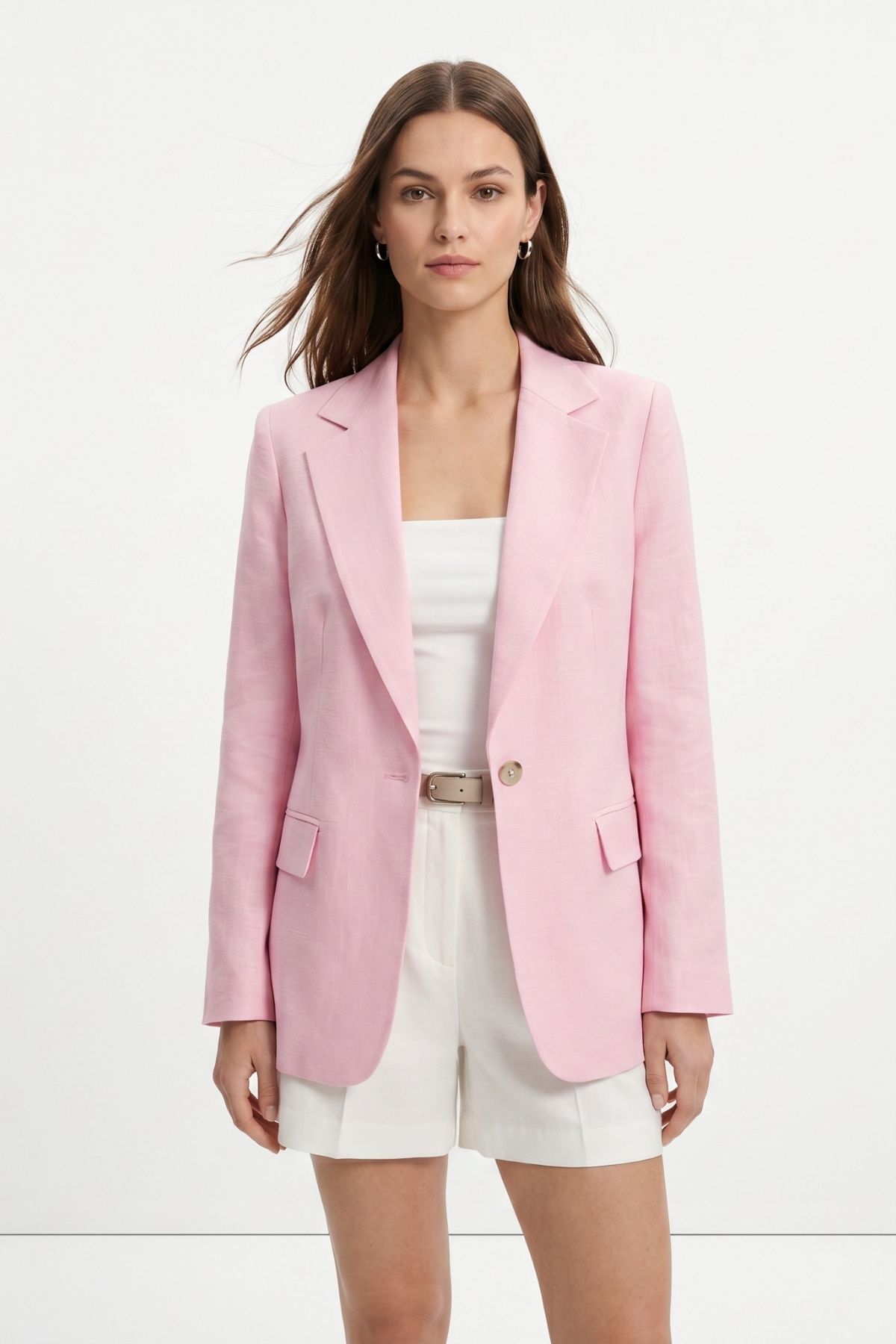 Pembe Cep Detay Ceket 6023-3 - RAYS