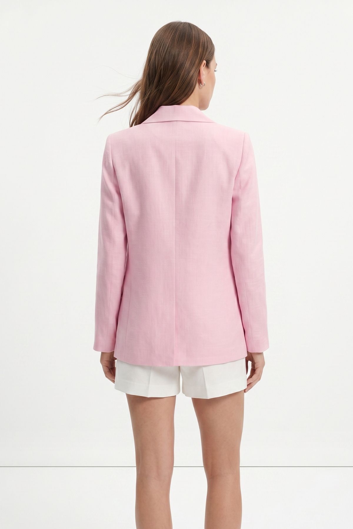 Cep Detay Ceket 6023-3 Pembe - 3