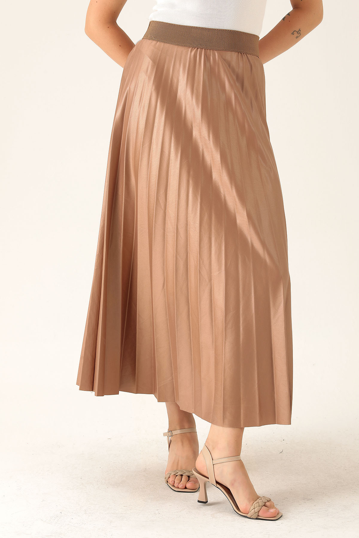Pliseli Uzun Etek - 1340 Taba - 4