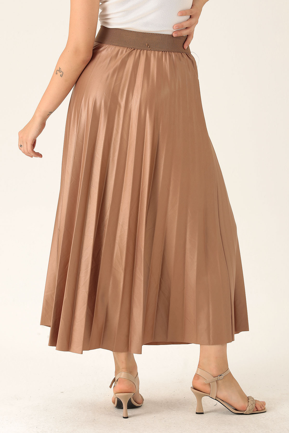 Pliseli Uzun Etek - 1340 Taba - 5