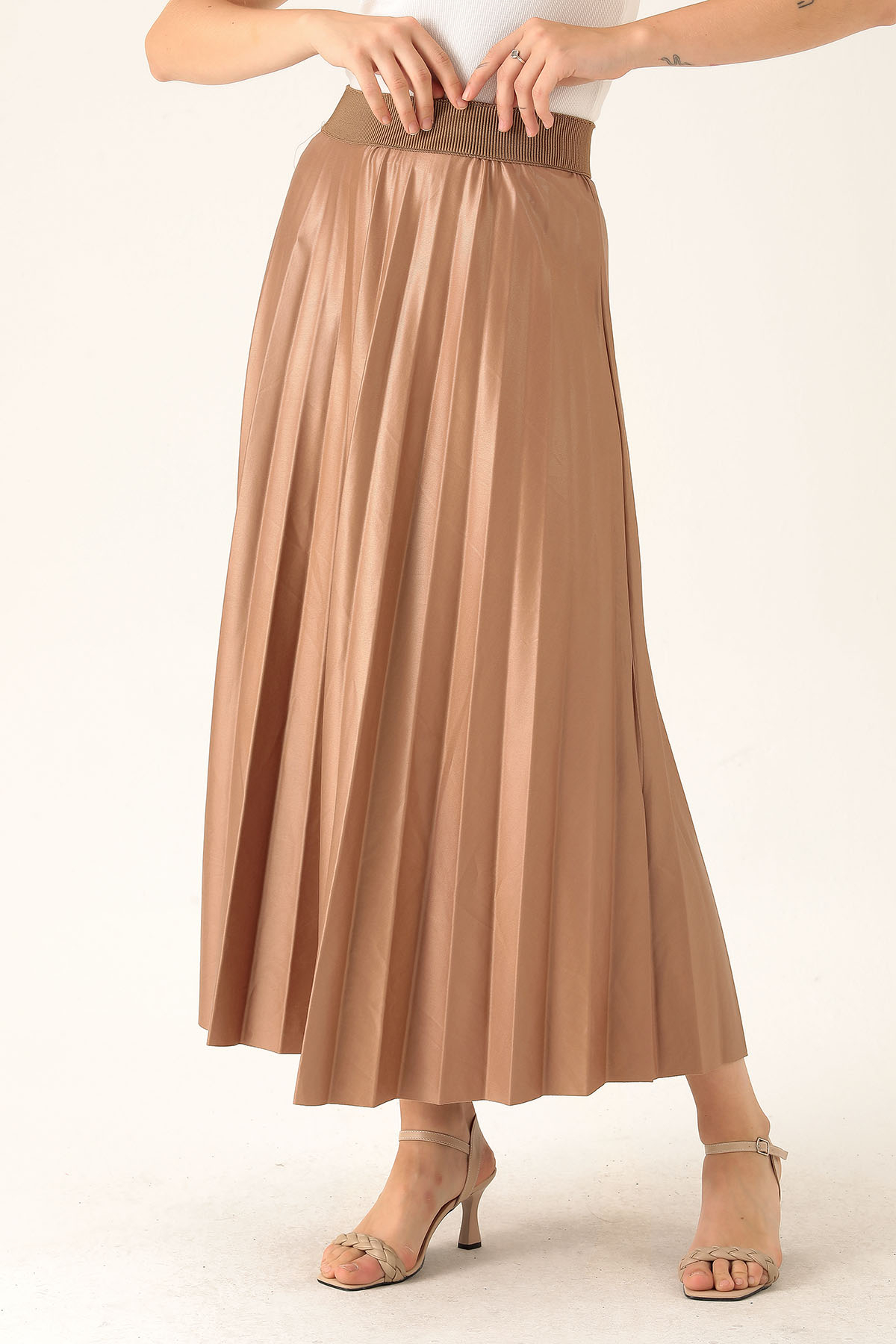 Pliseli Uzun Etek - 1340 Taba - 3