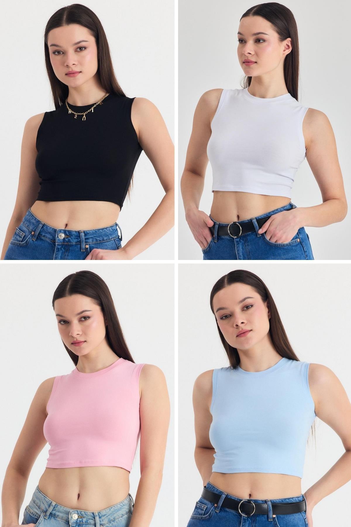 Renkli 4'lü Kısa Atlet 318 - RAYS