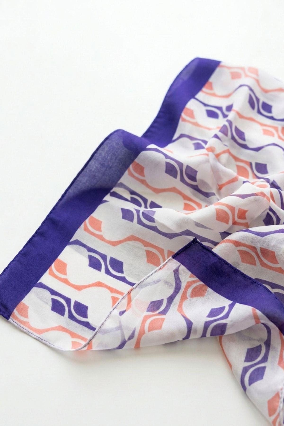 Desenli Şal 5698 Renkli - 1