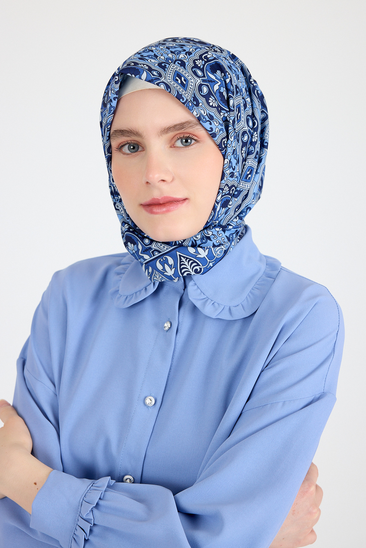 Saks Etnik Desenli Eşarp 3013 - RAYS