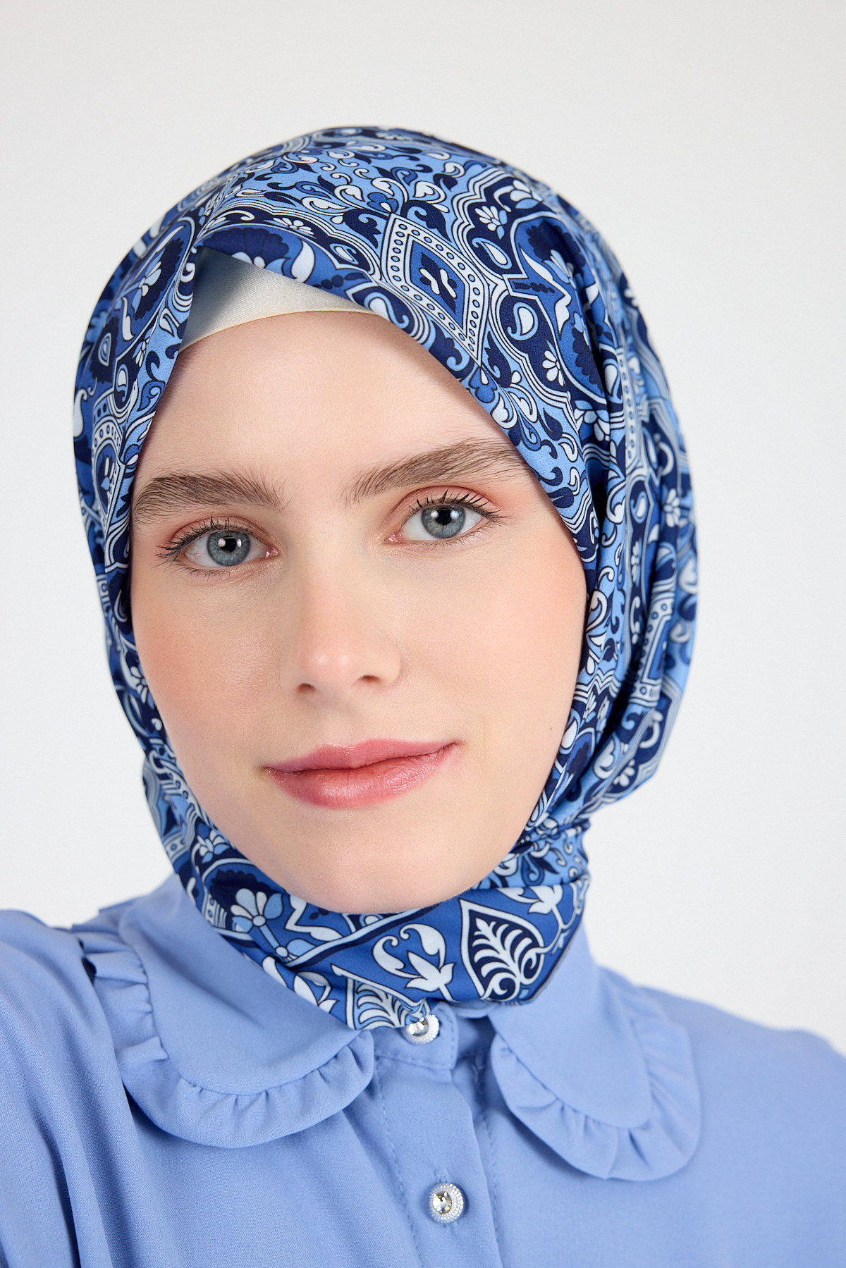 Saks Etnik Desenli Eşarp 3013 - RAYS (1)