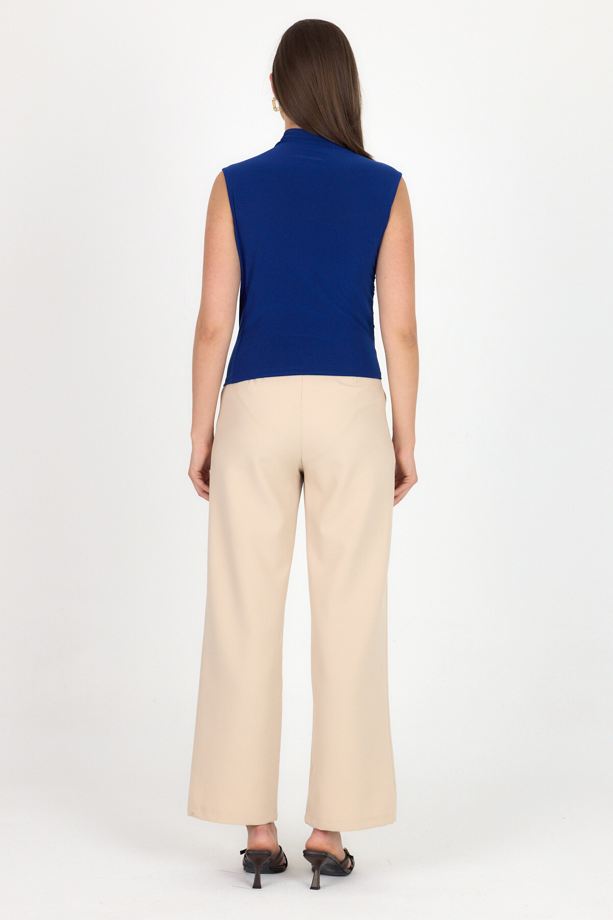 Saks Kolsuz Büzgülü Sandy Bluz 2430 - 5