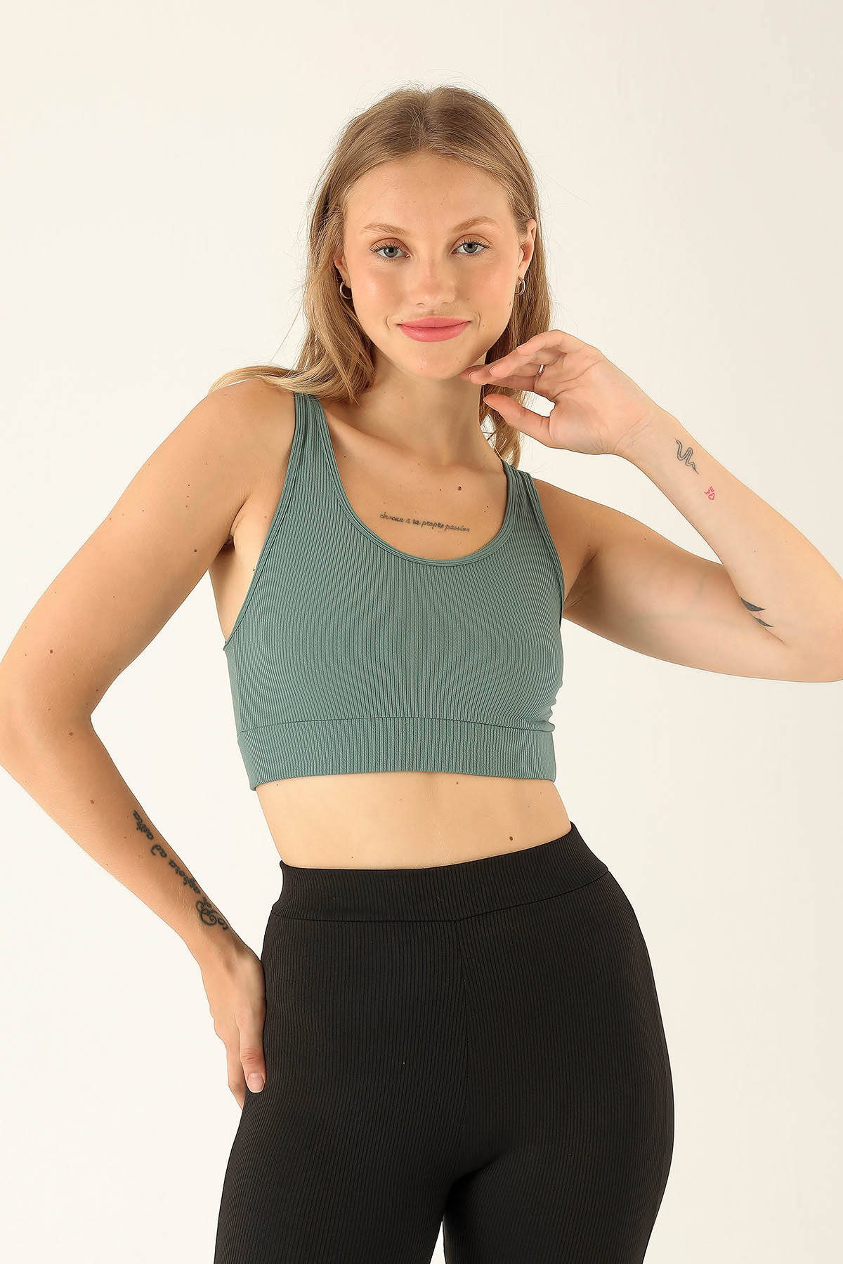 Seamless Bayan Atlet - 9034 Çağla Yeşili 