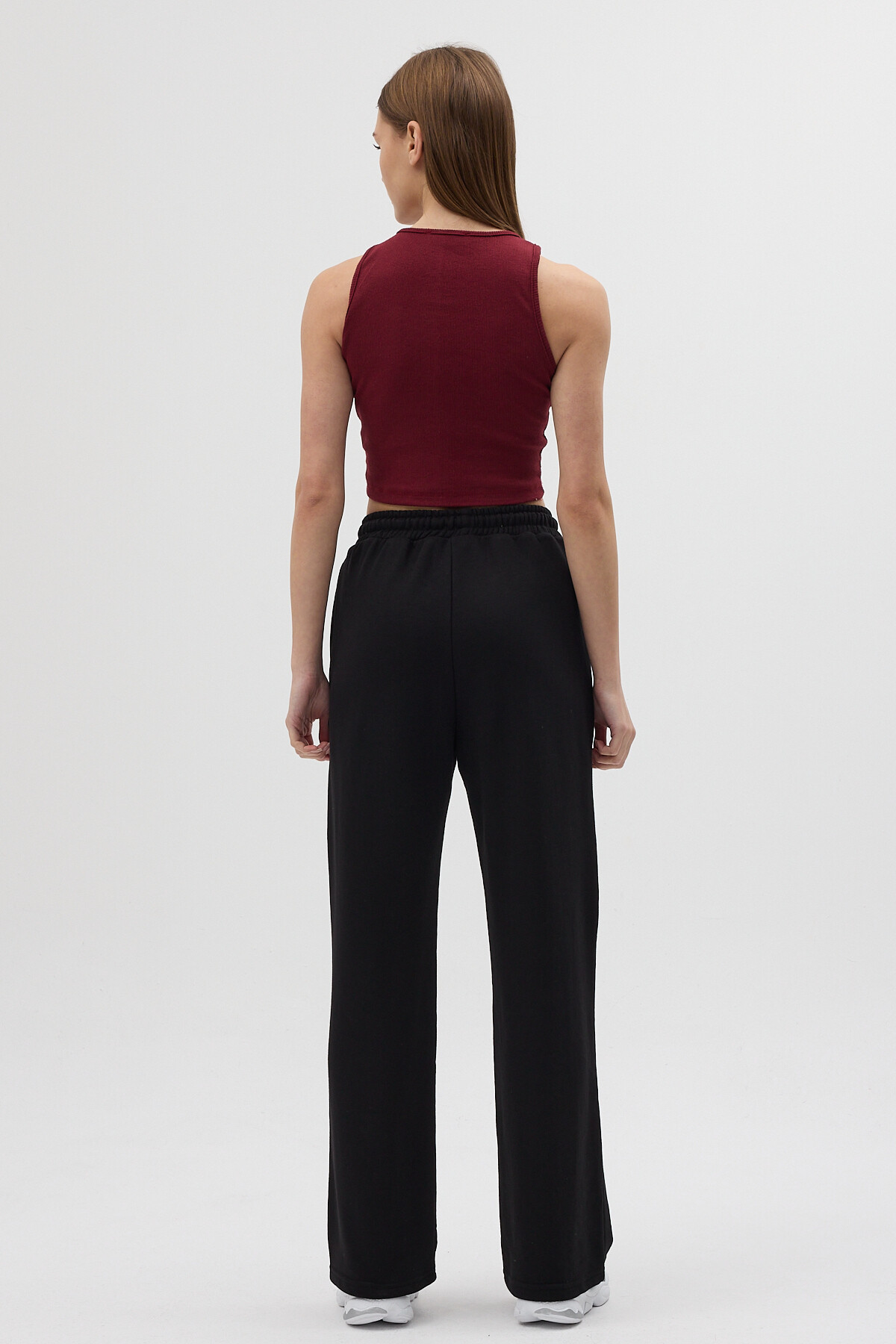 Siyah 3111A Pembe Panter Baskılı Eşofman - 5