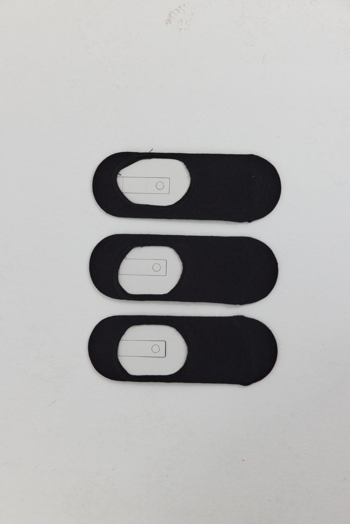 Siyah 3'lü Babet Çorap 1020 - RAYS