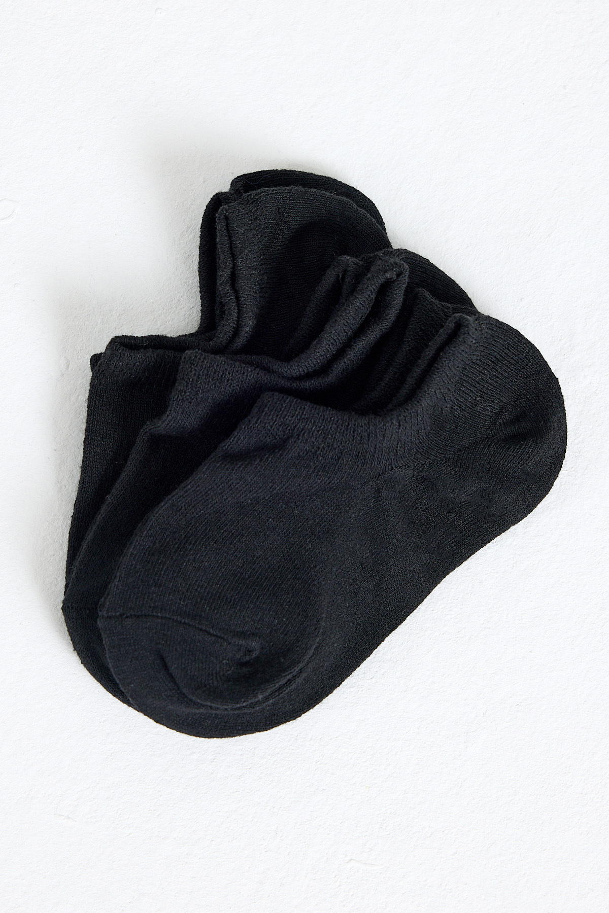 Siyah 3'lü Patik Çorap 1022 - 2