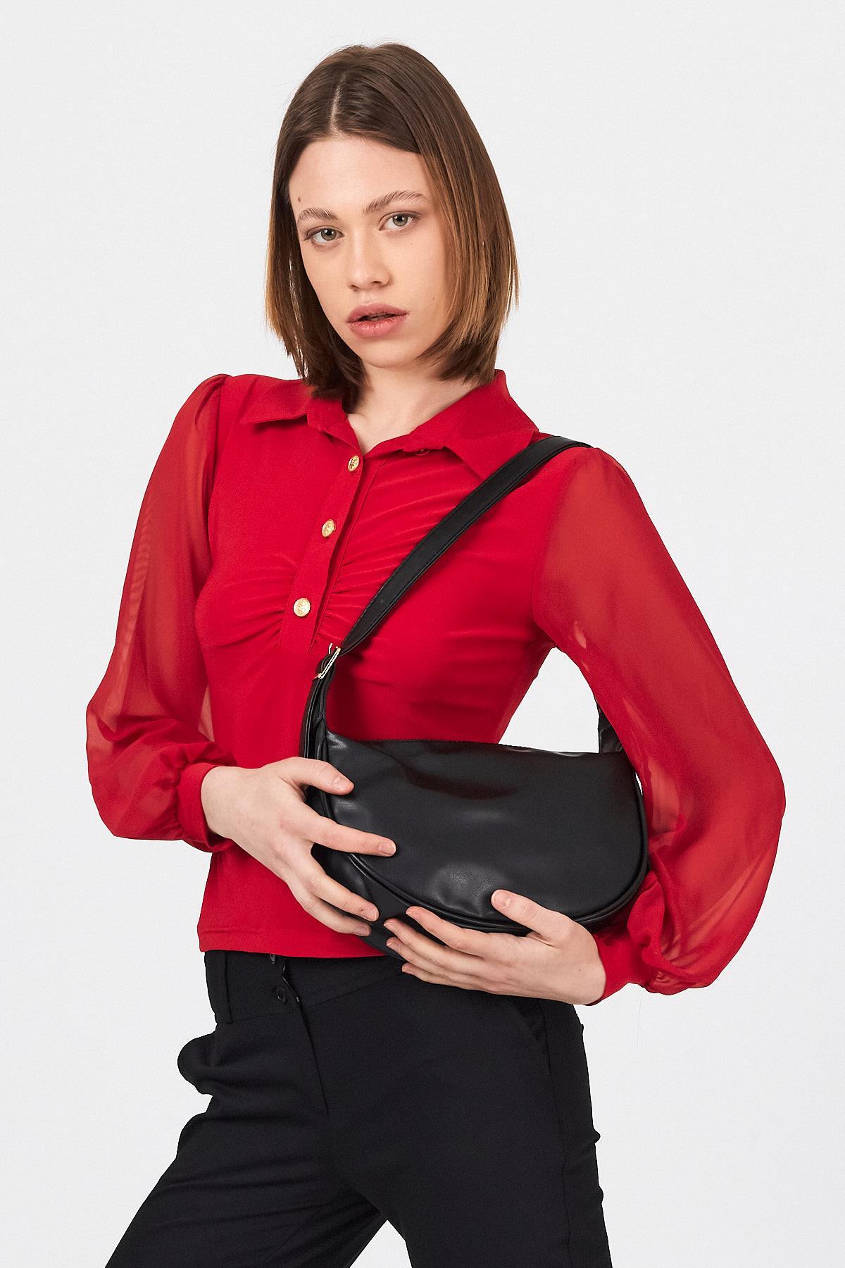 Siyah Baget Çanta 3027 - 5