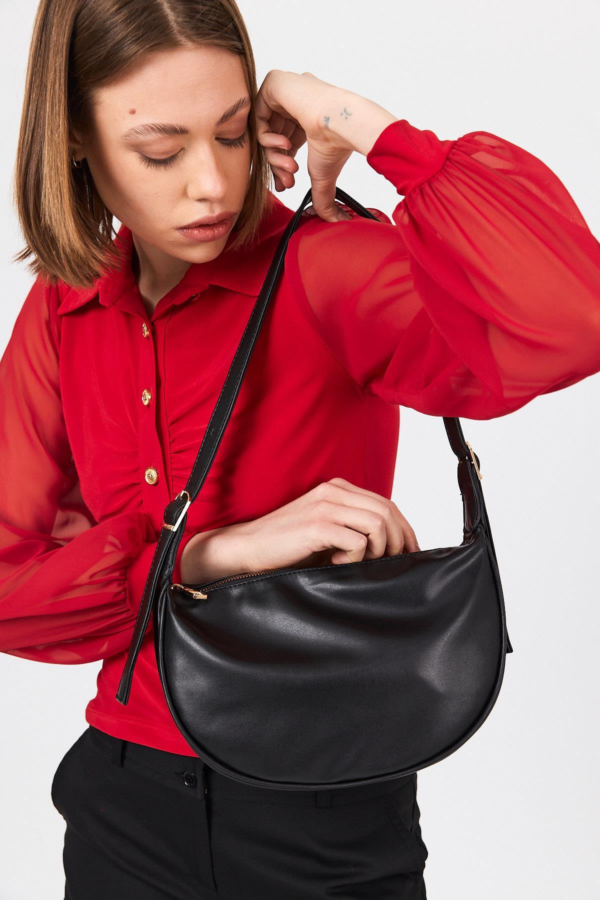 Siyah Baget Çanta 3027 - 3