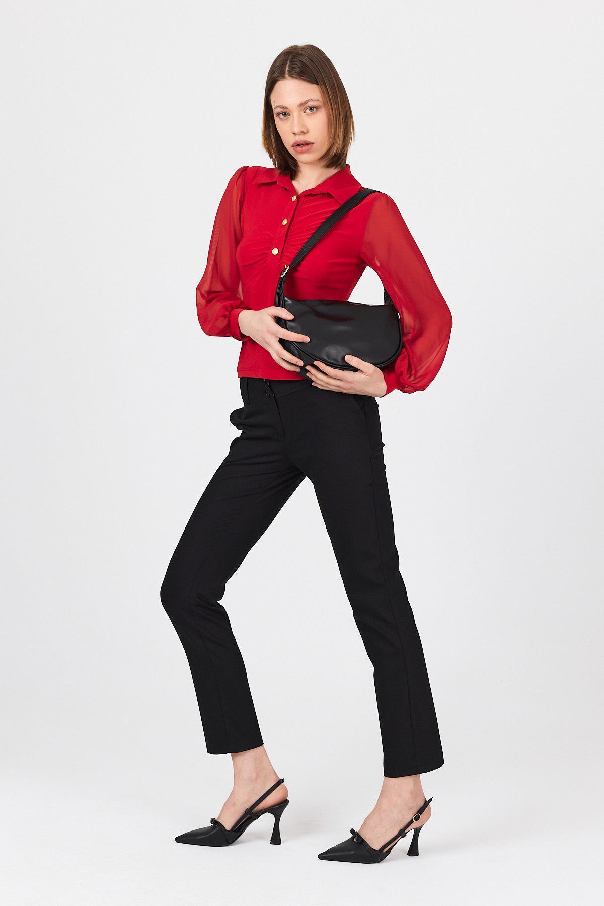 Siyah Baget Çanta 3027 - 2