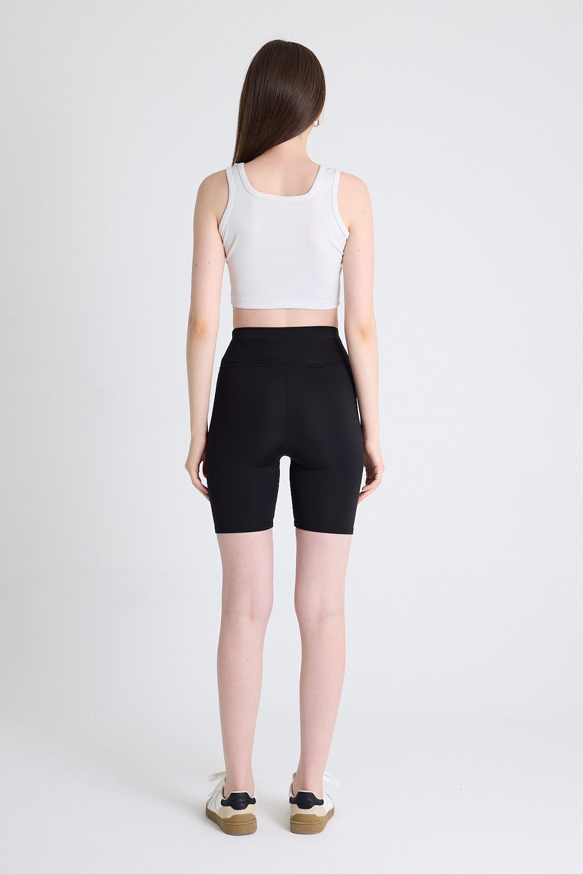 Siyah Biker Şort 3006 - 5