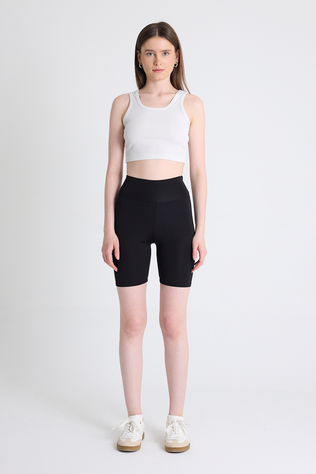 Siyah Biker Şort 3006 - 6