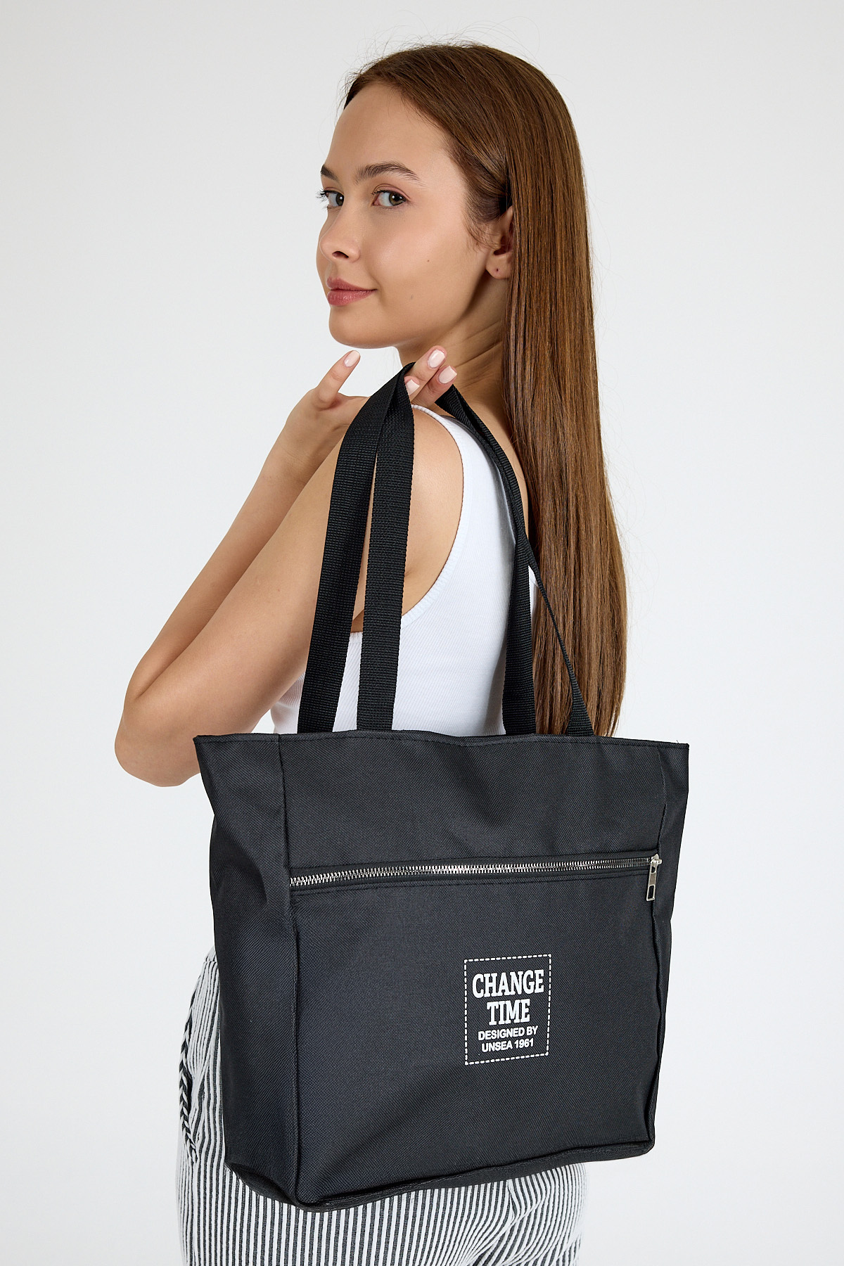 Siyah Change Time Omuz Çantası 9207 - RAYS