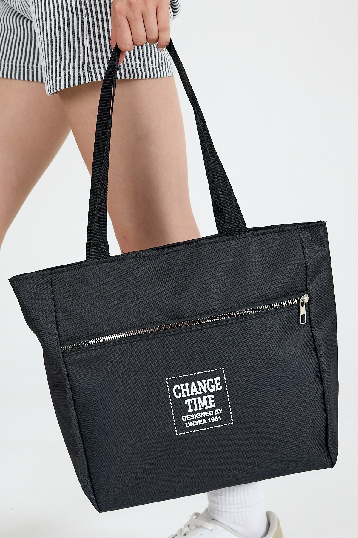 Siyah Change Time Omuz Çantası 9207 - 2
