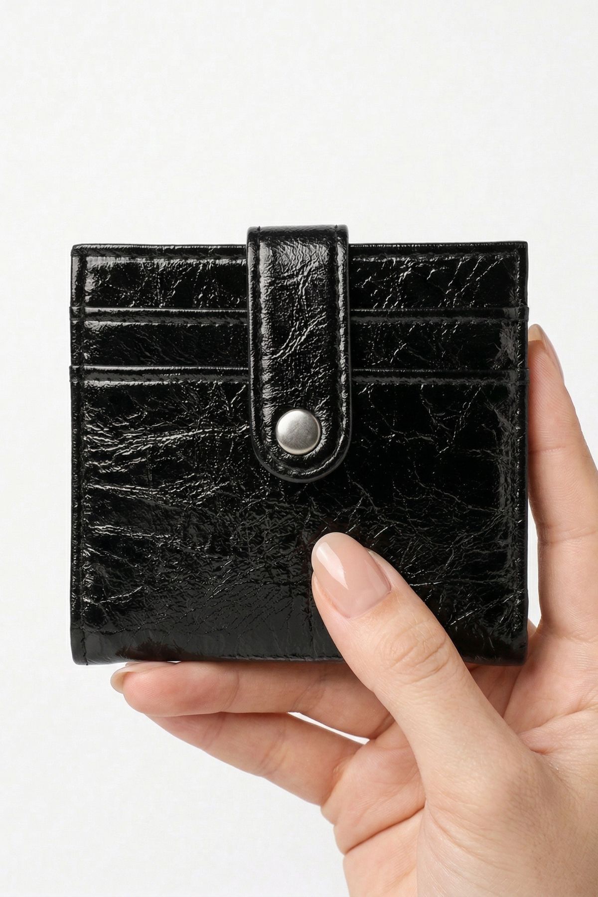 Siyah Çıtçıt Kapama Kartlık 104 - 1