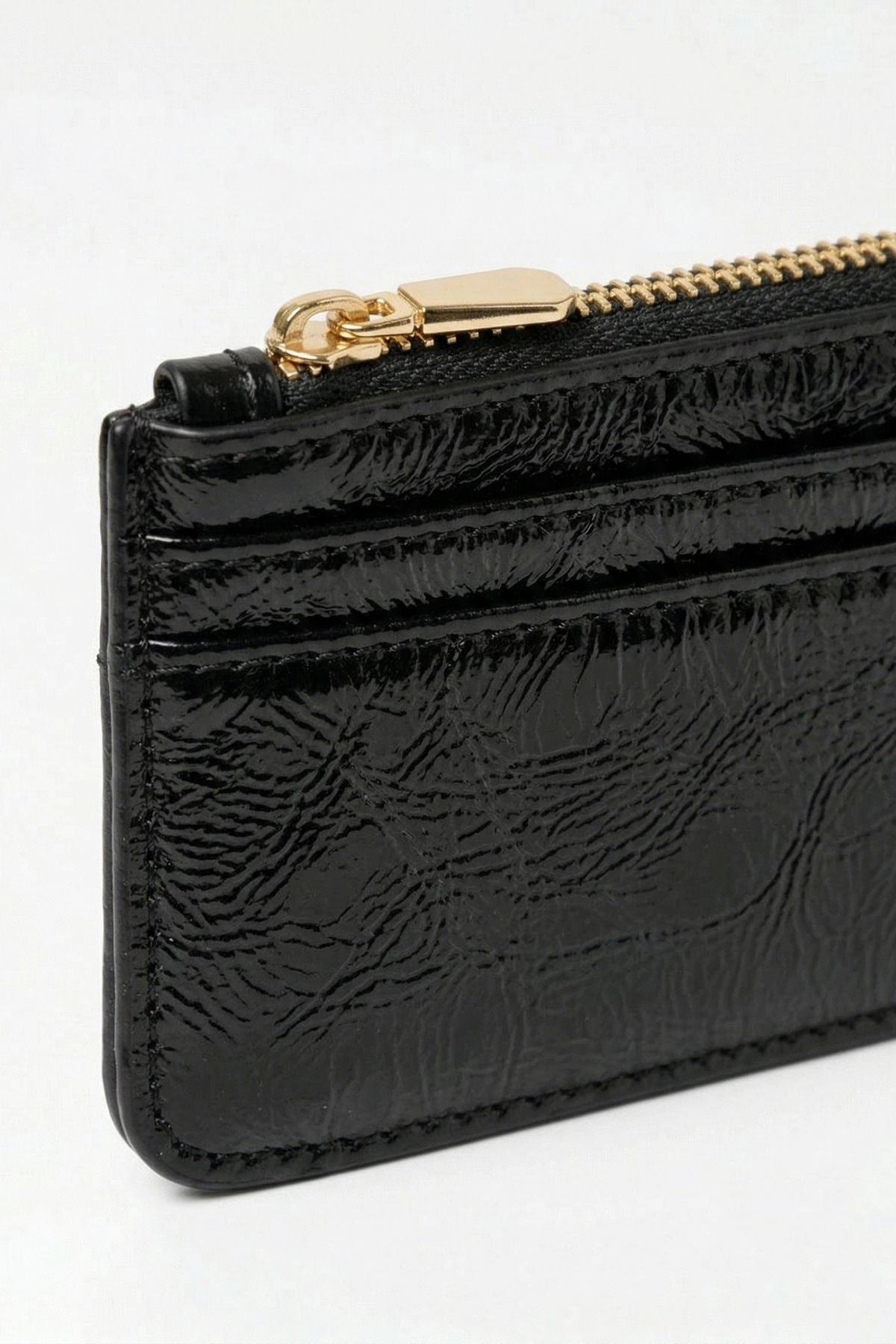 Siyah Fermuar Detaylı Parlak Kartlık 231 - RAYS