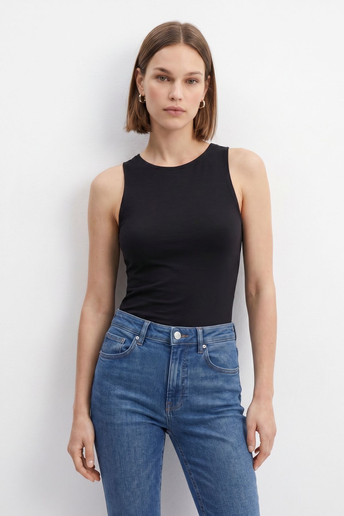 Siyah Halter Yaka Atlet 512 - RAYS