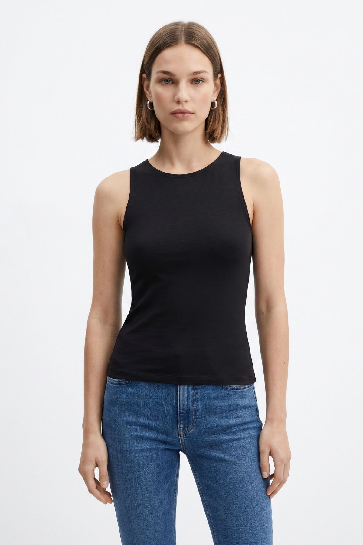 Siyah Halter Yaka Atlet 512 - RAYS