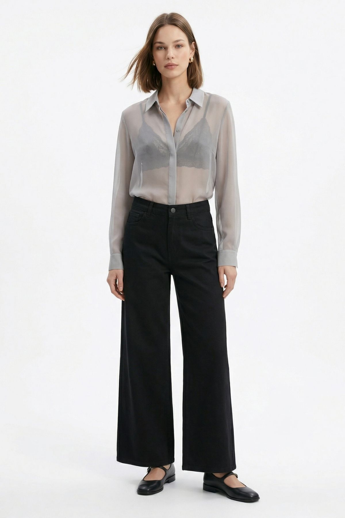 Siyah İspanyol Paça Jean 1064 - RAYS (1)