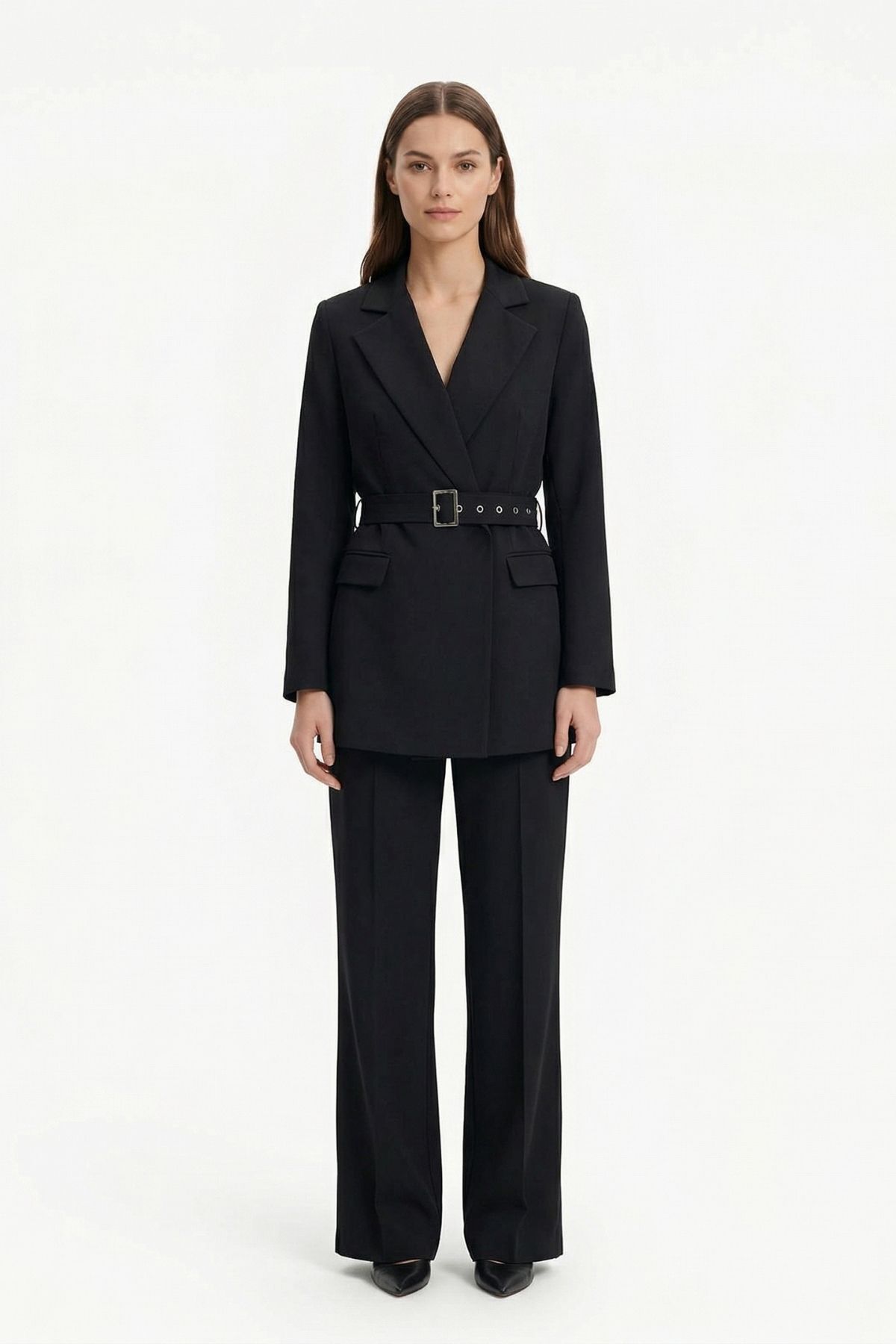 Siyah Kemerli Ceket Takım 4628 - RAYS (1)