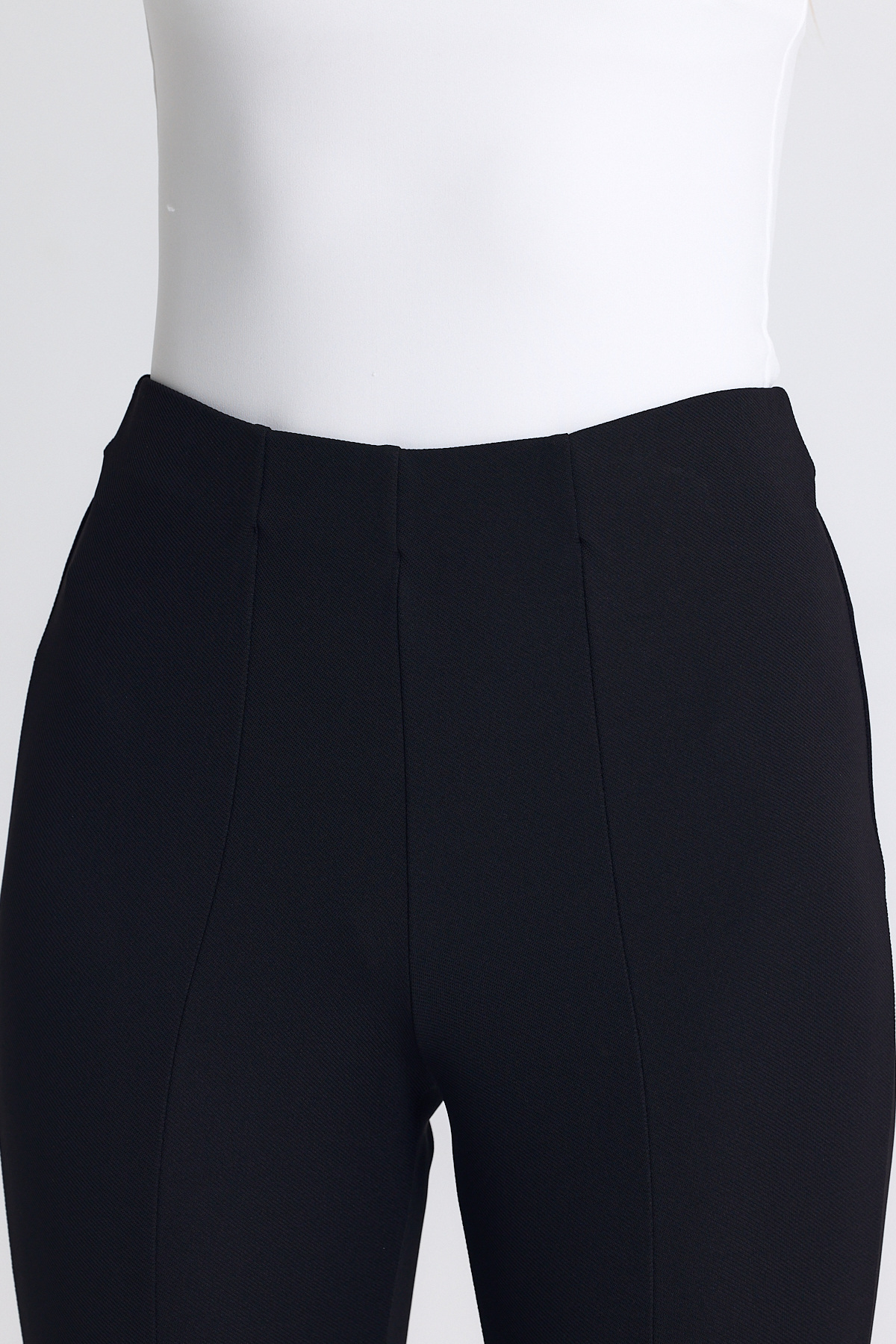 Siyah Yüksek Bel İspanyol Paça Tayt 1000 - RAYS