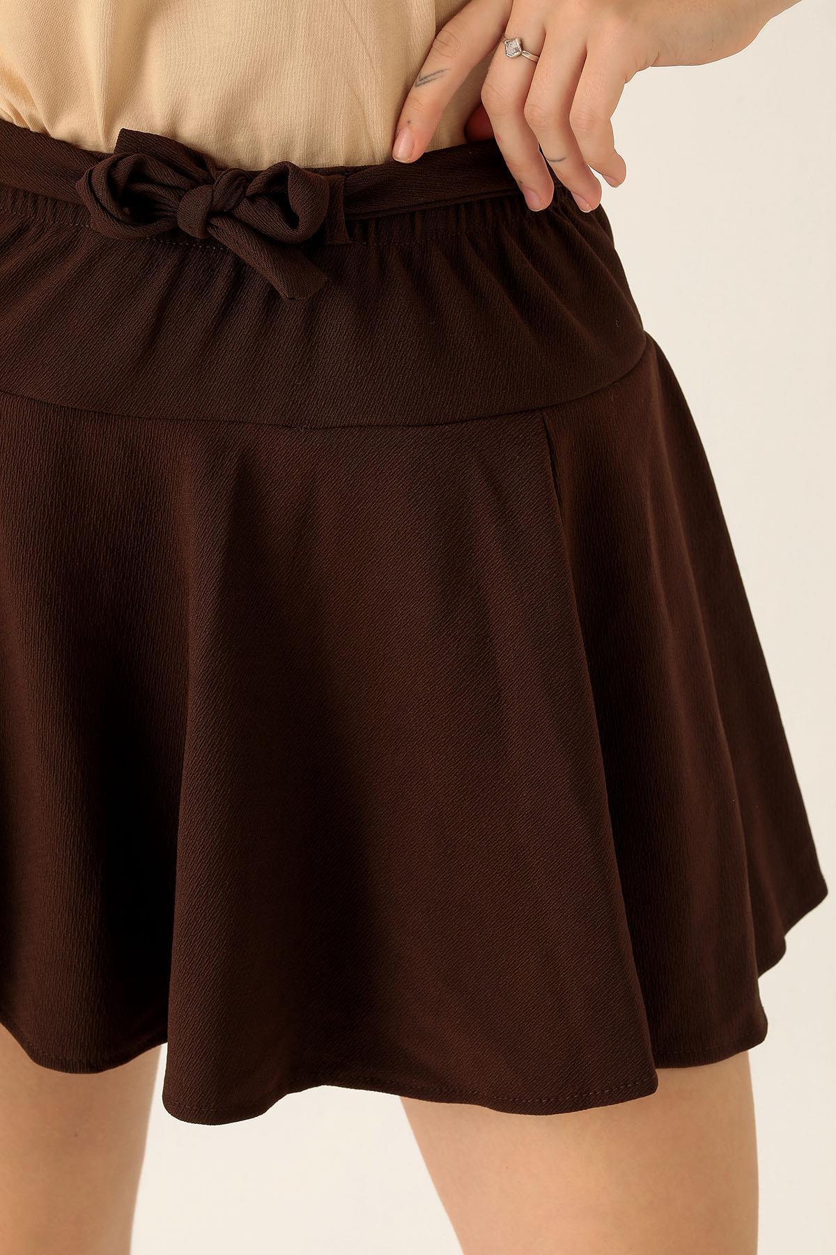 Şort Etek - 9003M Acı Kahve - 6