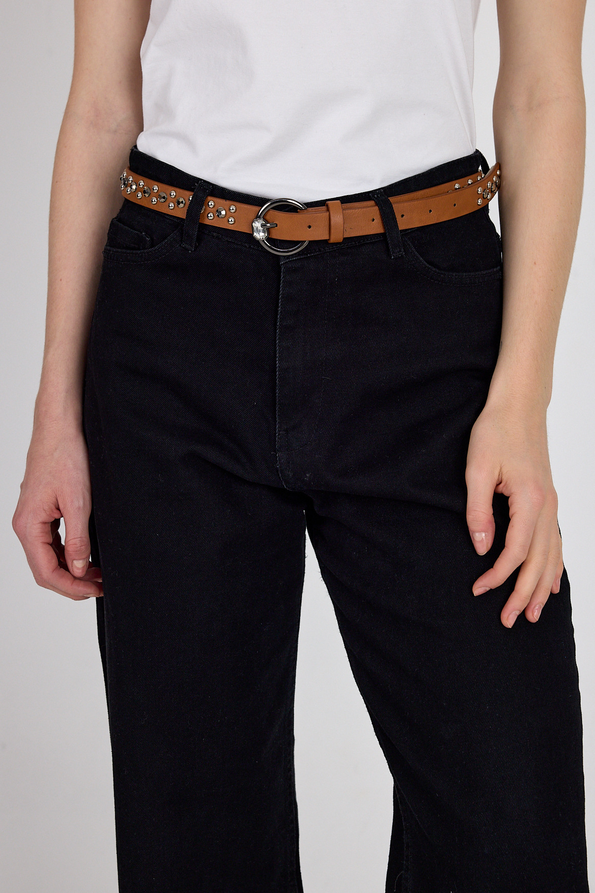 Taba Zımbalı ve Taş Detaylı Kemer 421 