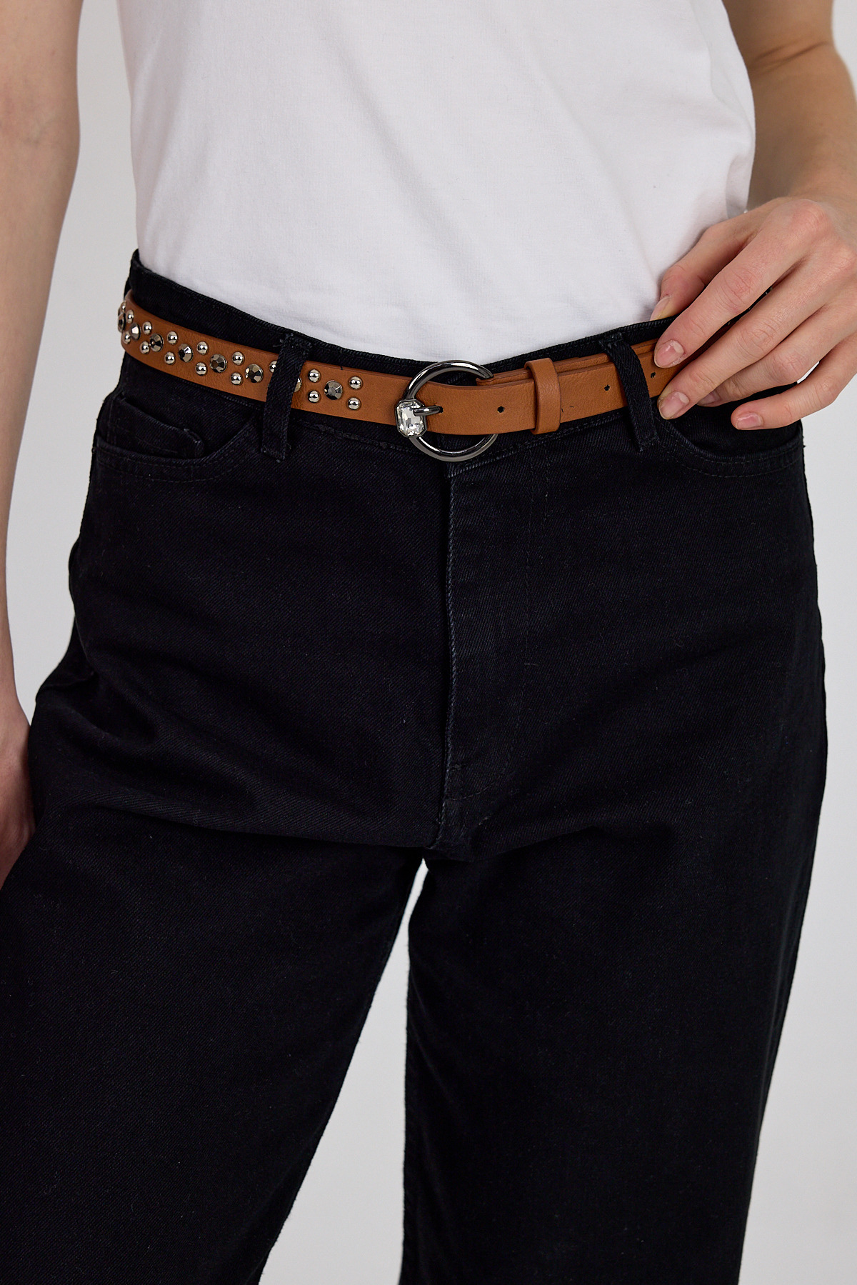 Taba Zımbalı ve Taş Detaylı Kemer 421 - 2