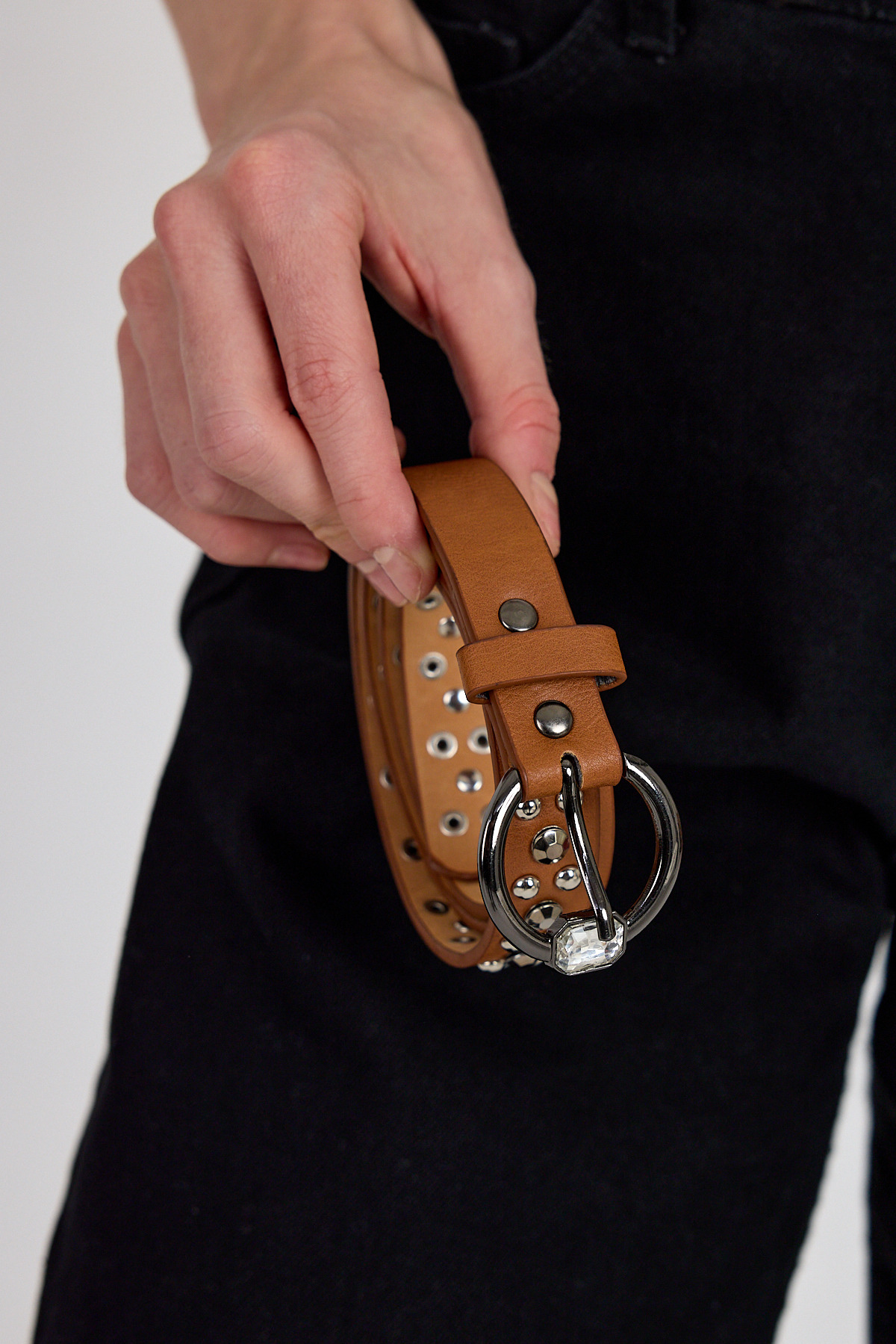 Taba Zımbalı ve Taş Detaylı Kemer 421 - 3