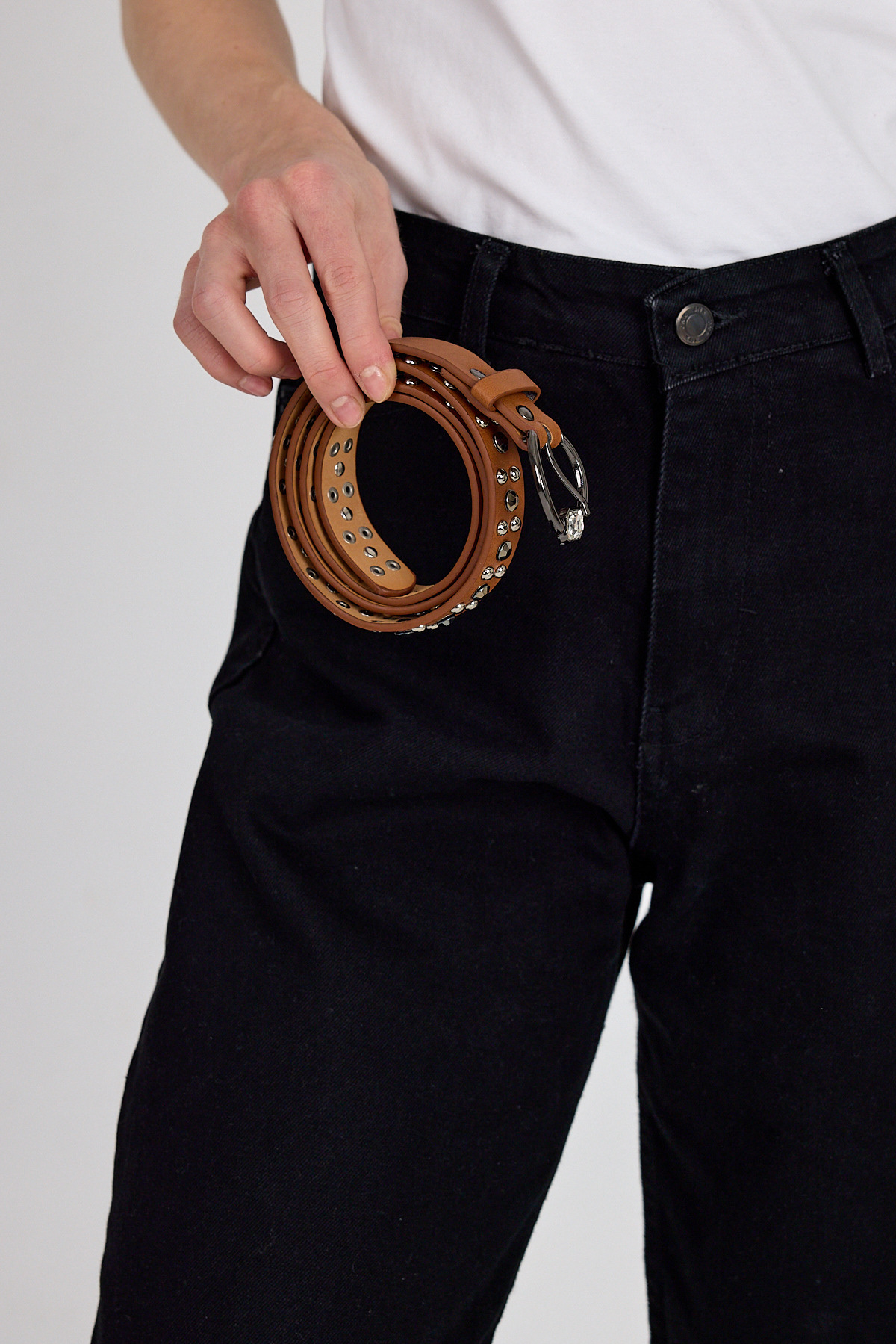 Taba Zımbalı ve Taş Detaylı Kemer 421 - 4