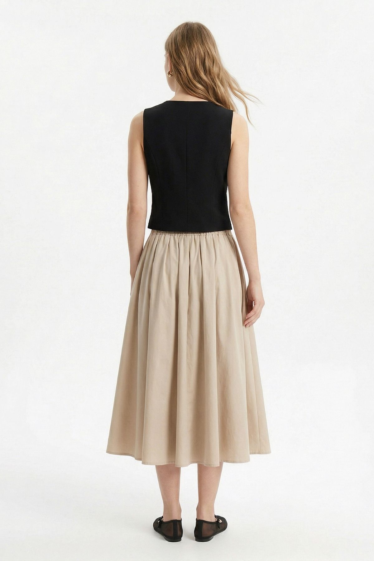 Taş Bel Lastik Cep Detay Etek 8457A - RAYS