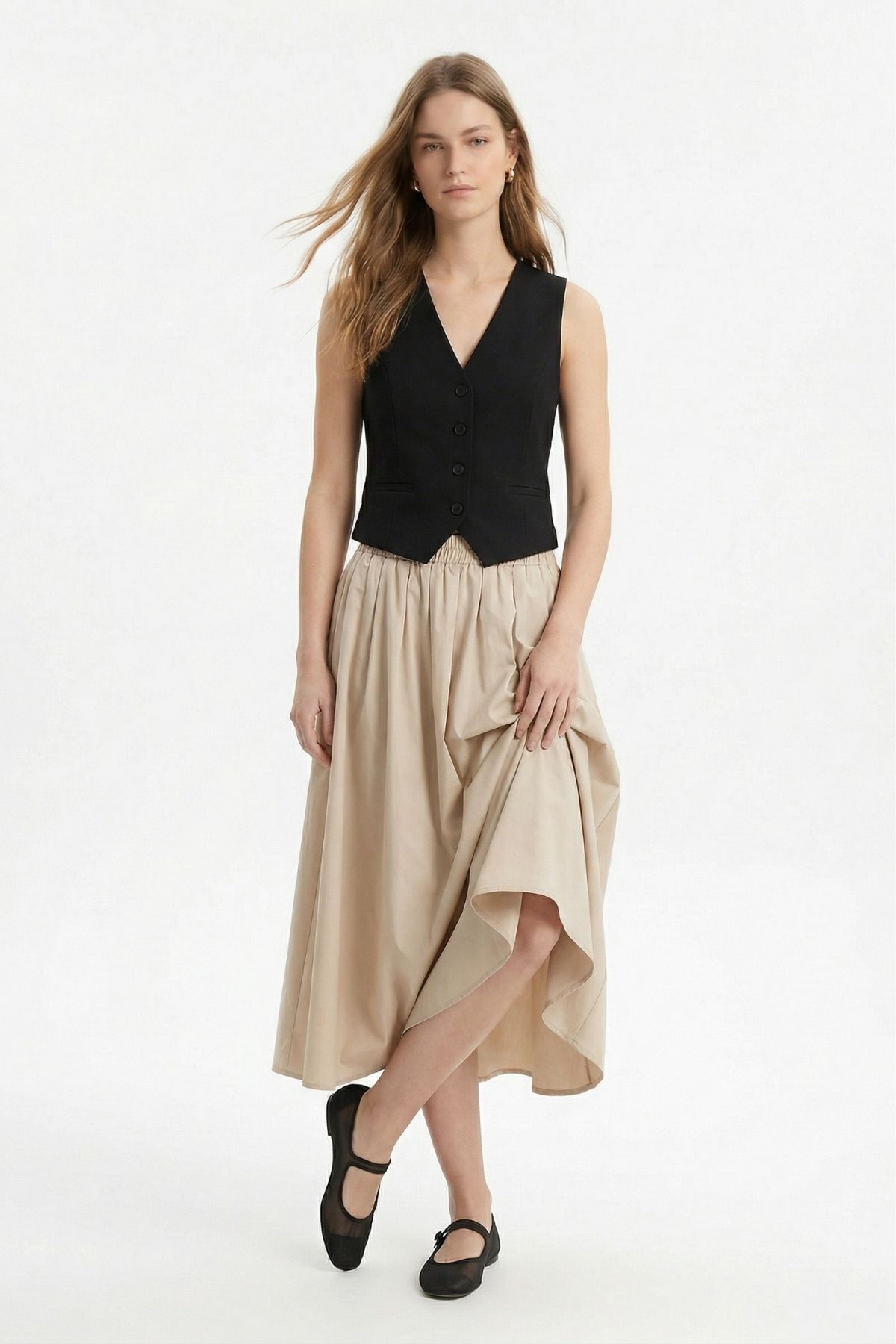 Taş Bel Lastik Cep Detay Etek 8457A - RAYS (1)