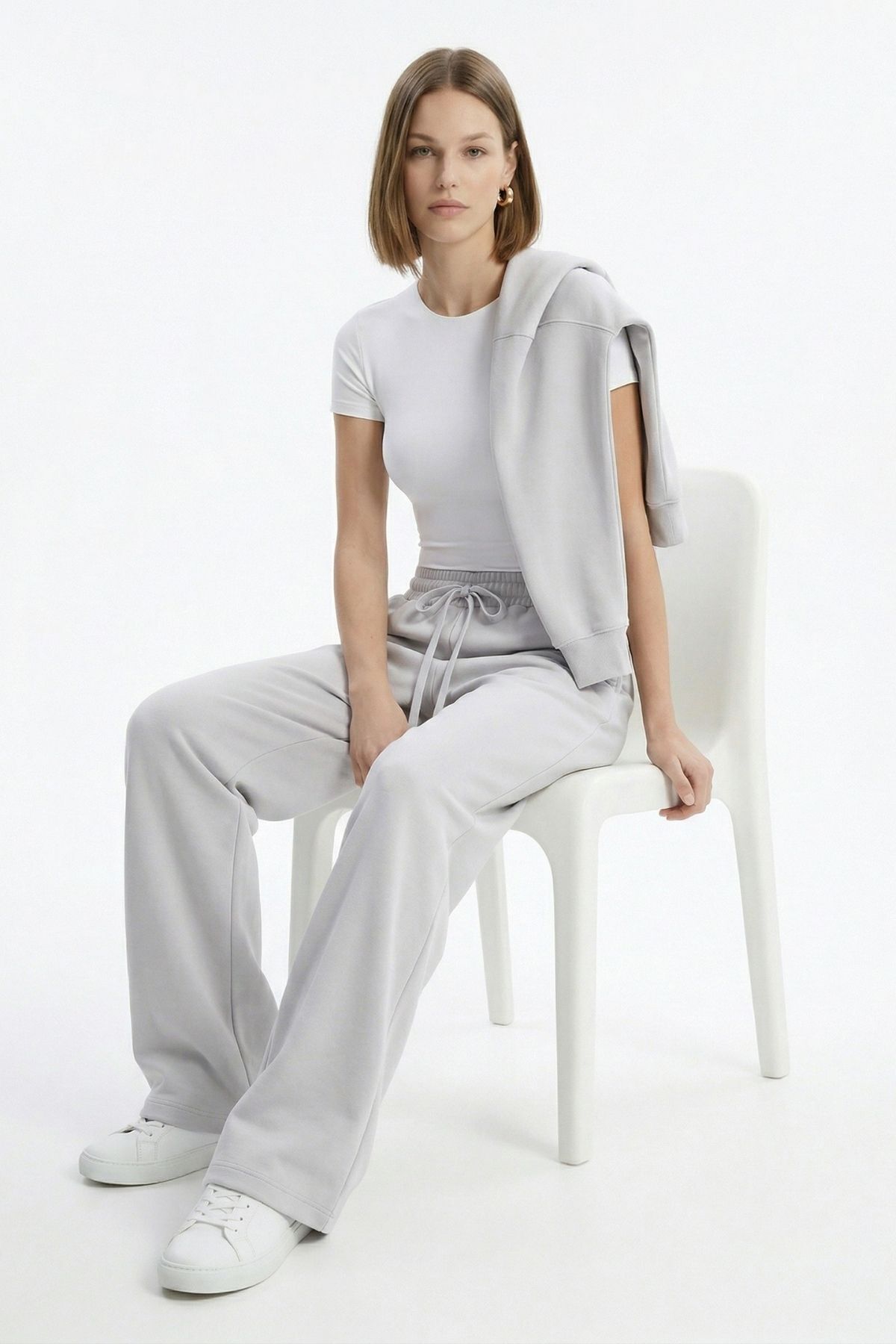 Taş Geniş Paça Eşofman 1204 - 1