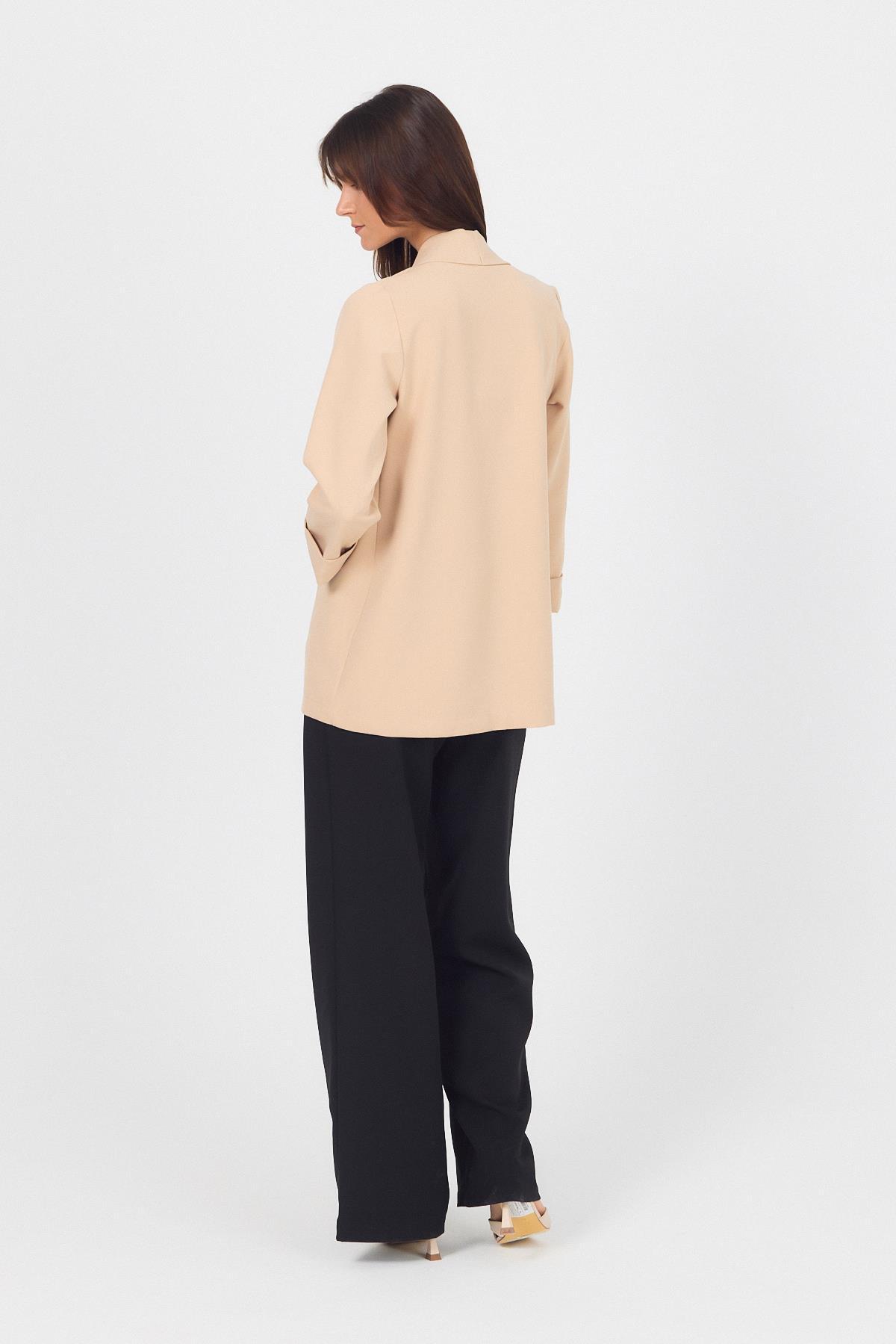 Taş Kol Katlama Detay Önü Açık Ceket 3456 - 6