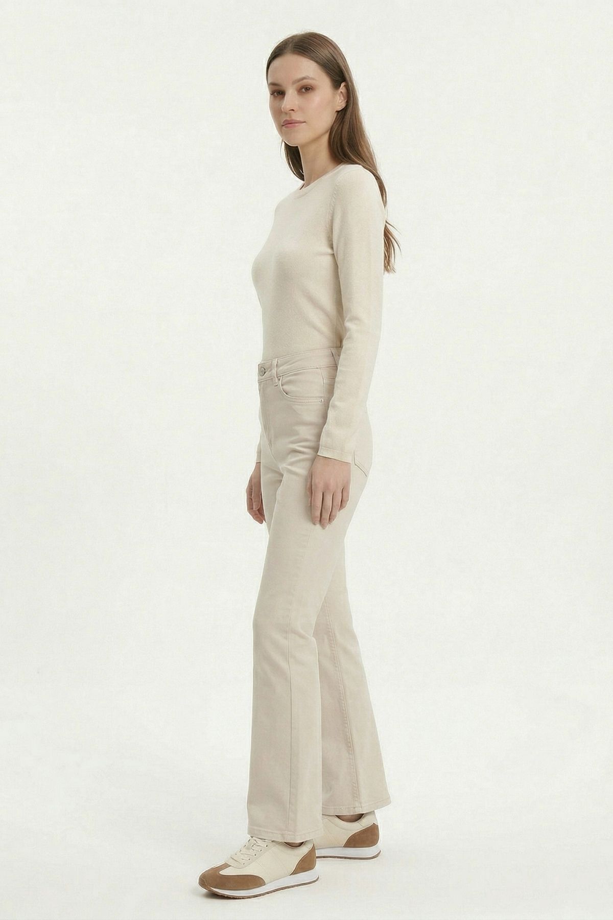 Taş Likralı Palazzo Pantolon 807 - 3