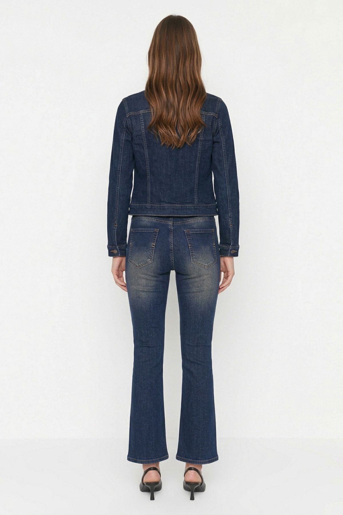 Paça Kesik Taşlı Jean 3047-11 Tint Kahve - RAYS