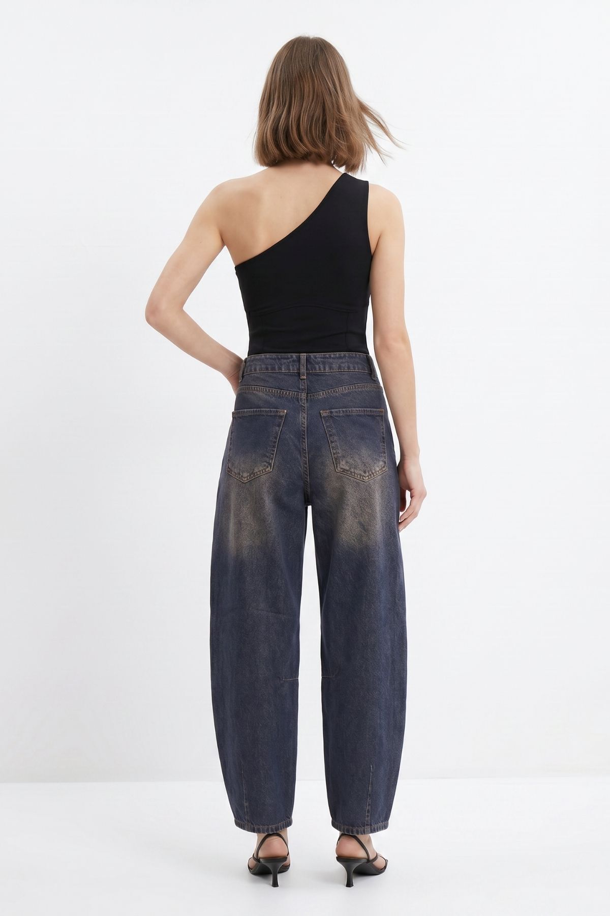 Paça Pileli Baggy Jean 3092 Tint Kahve - RAYS