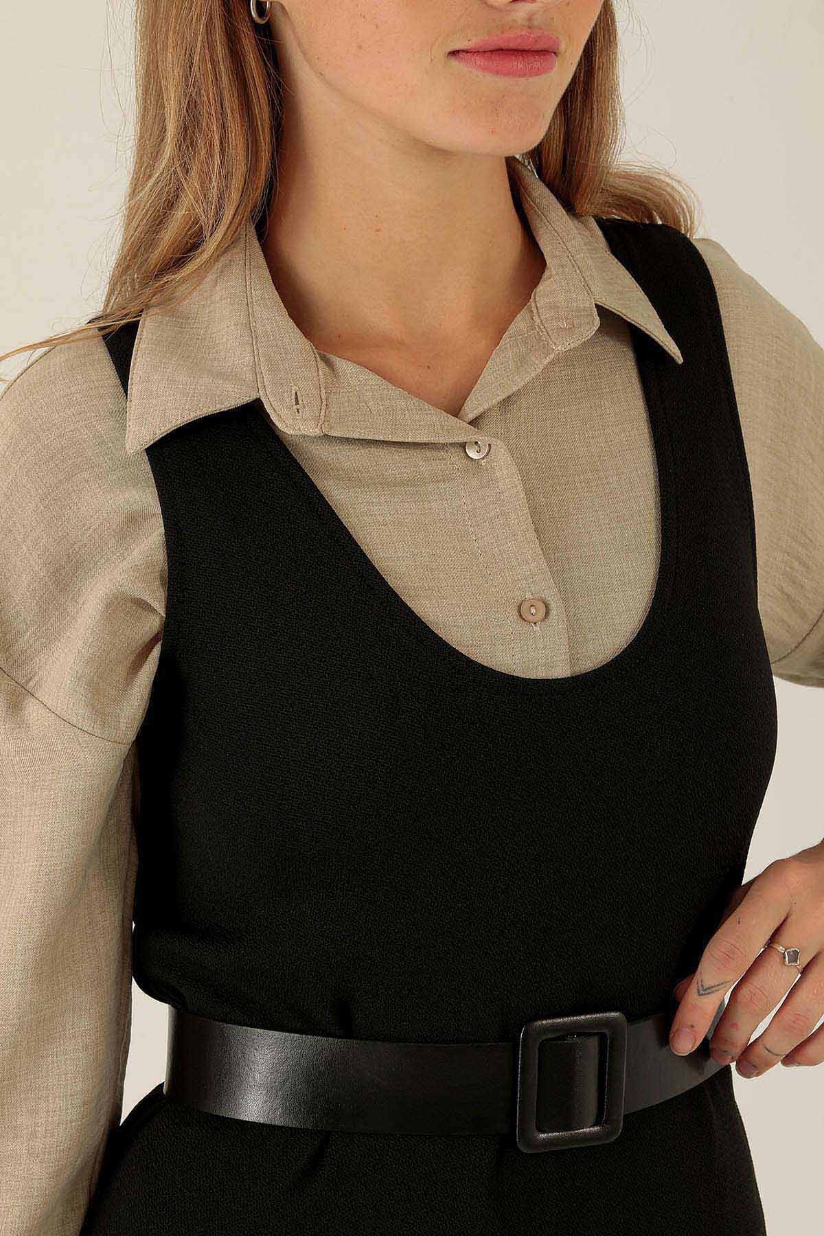 V Yaka Jile - 9005M Siyah - 6