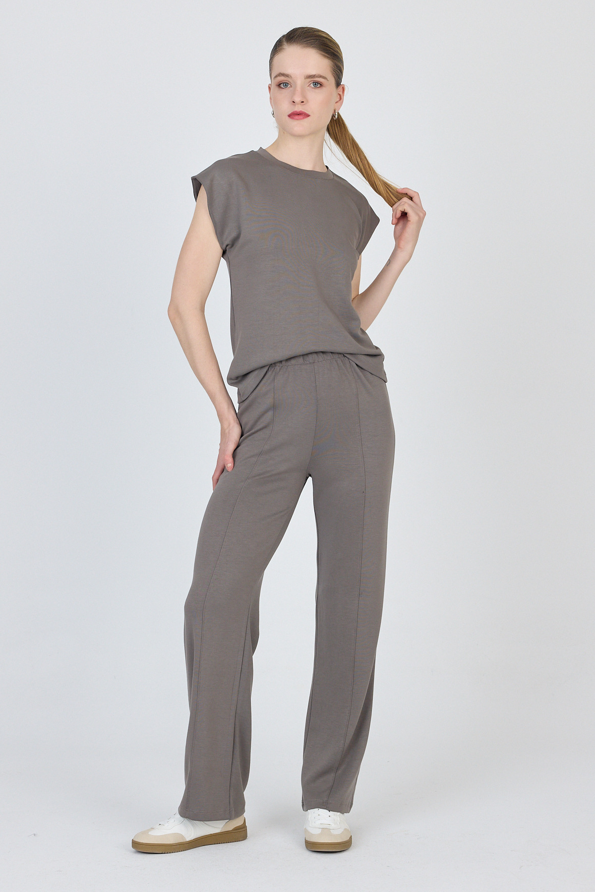 Vizon Bisiklet Yaka İkili Tişört Pantolon Takım 1502 - 6