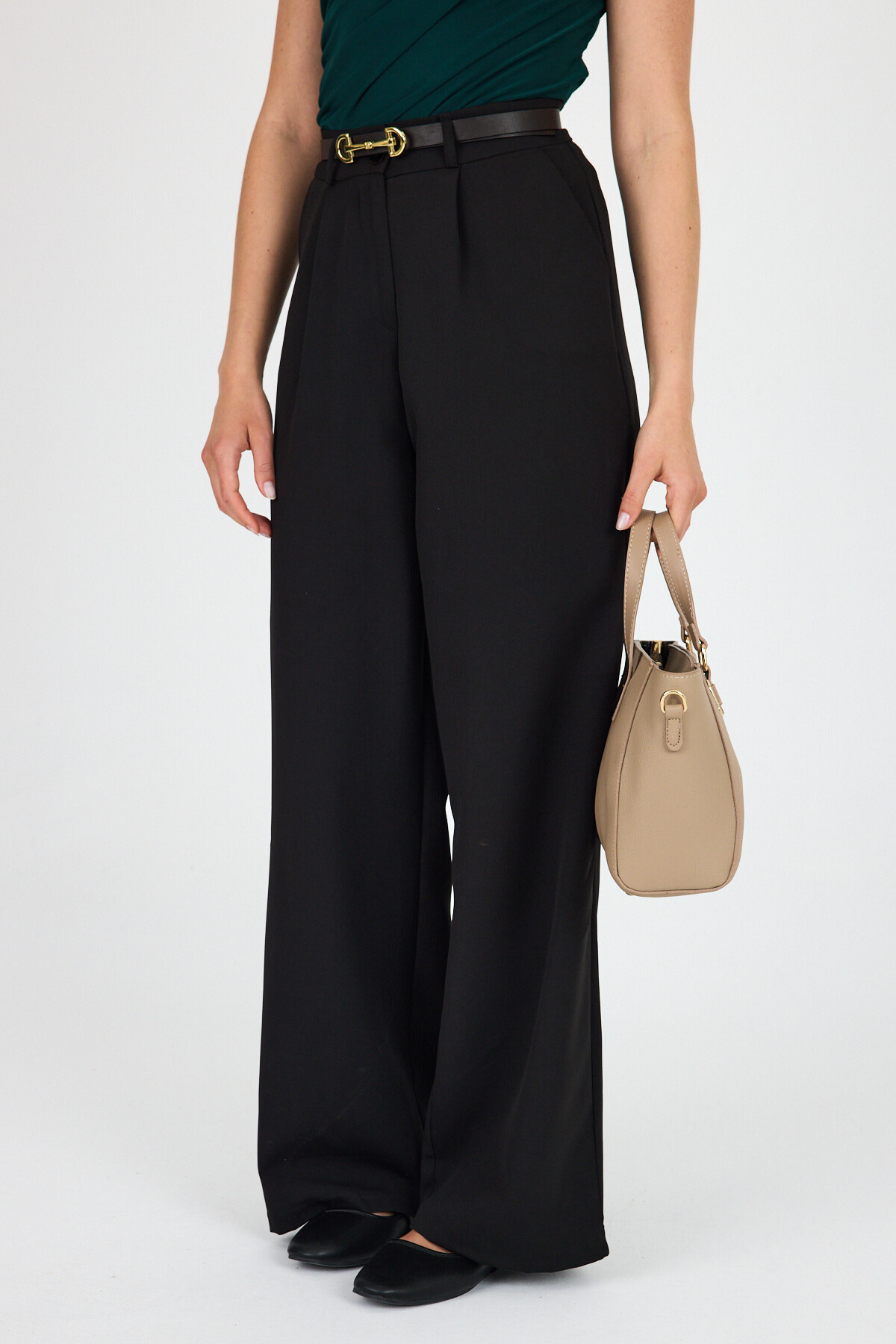 Vizon Deri Görünümlü Omuz Çantası 3029 - 7