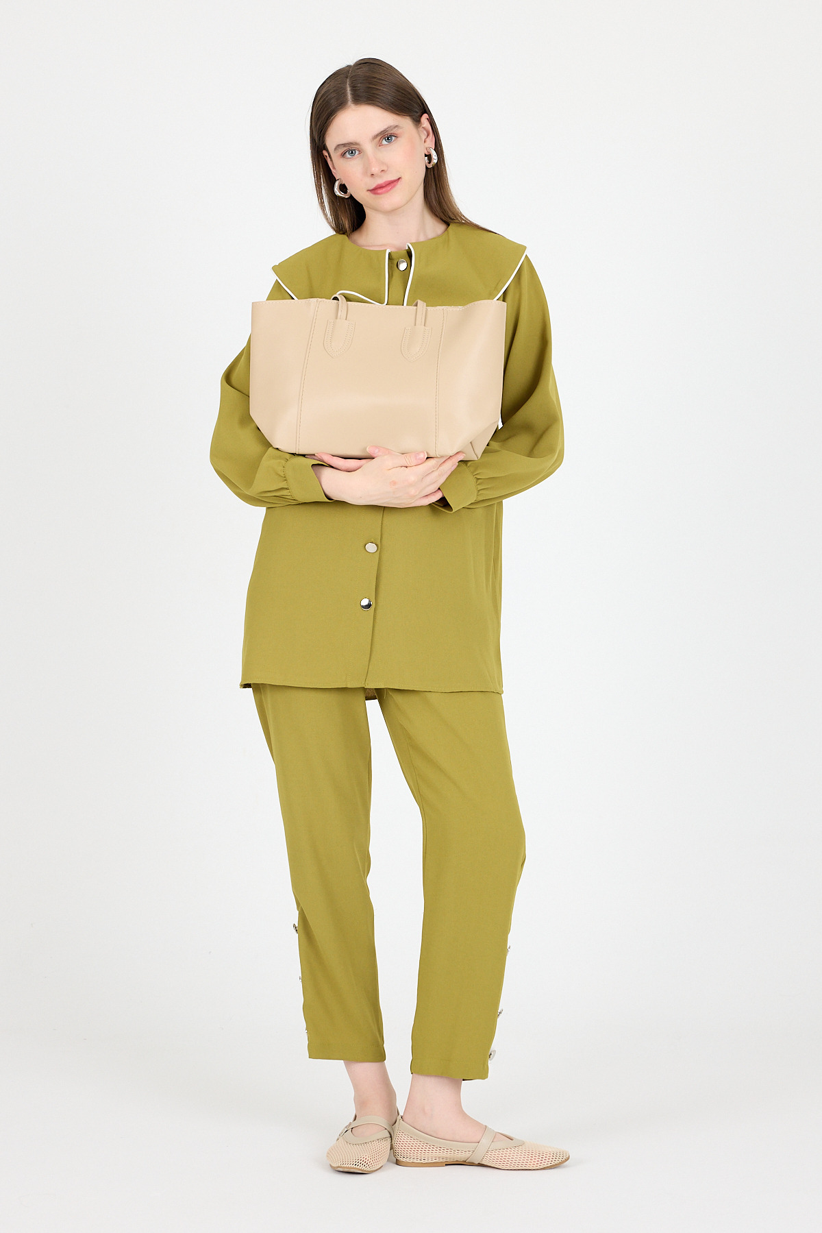 Vizon Dikiş Detaylı Omuz Çantası 9212 - RAYS (1)