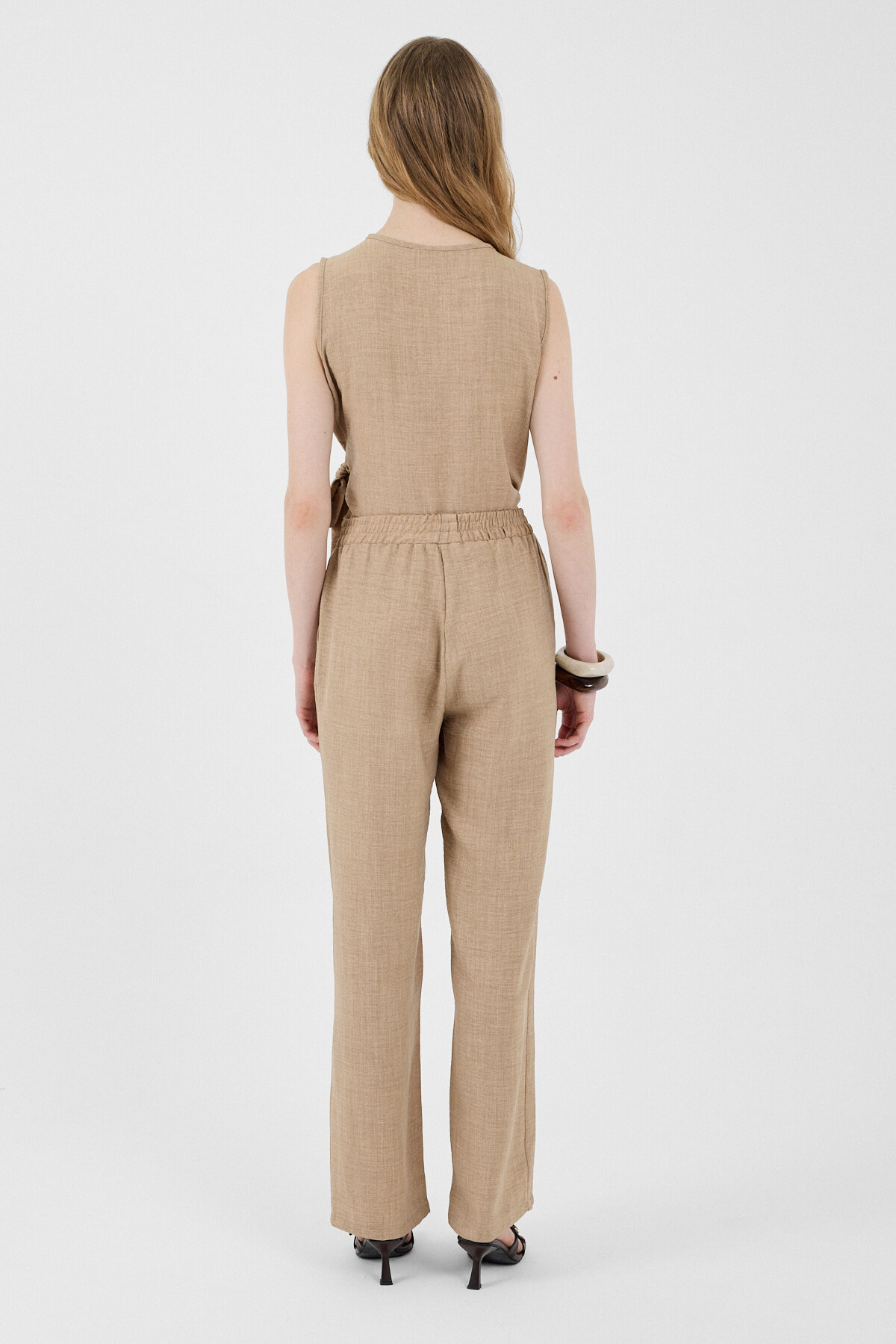 Vizon Pamuklu Yan Bağlama Detaylı İkili Takım 8079A - 5