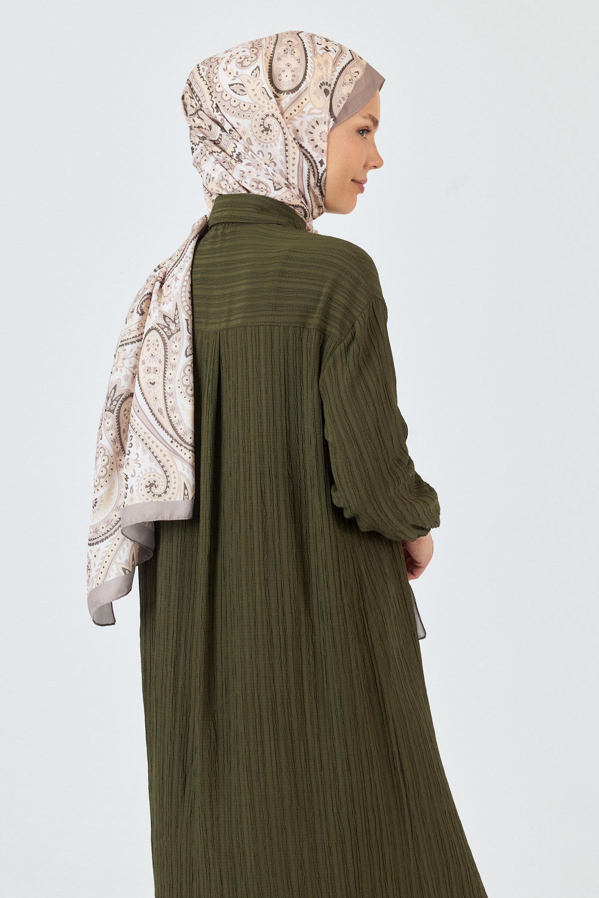 Vizon Retro Desenli Şal 4004 - 4