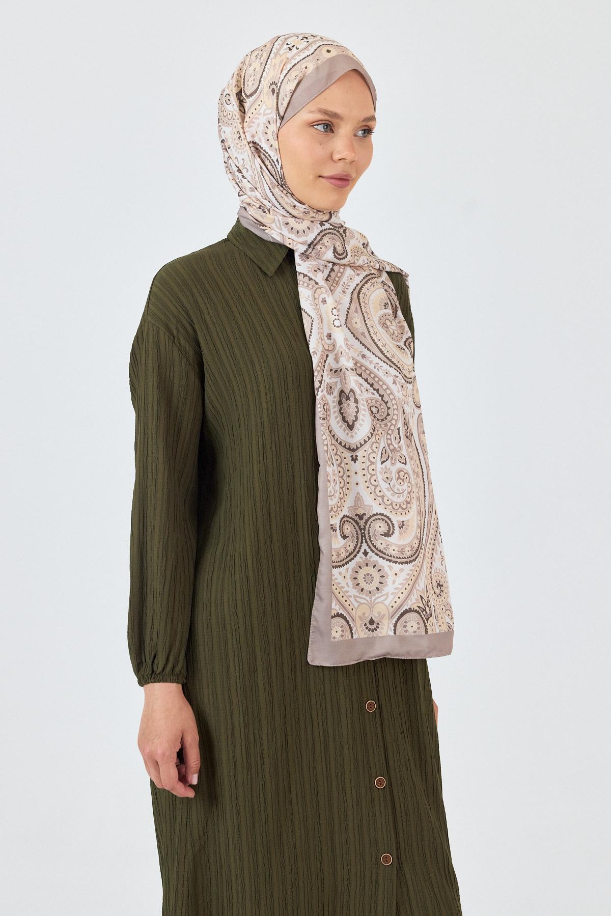 Vizon Retro Desenli Şal 4004 - 6